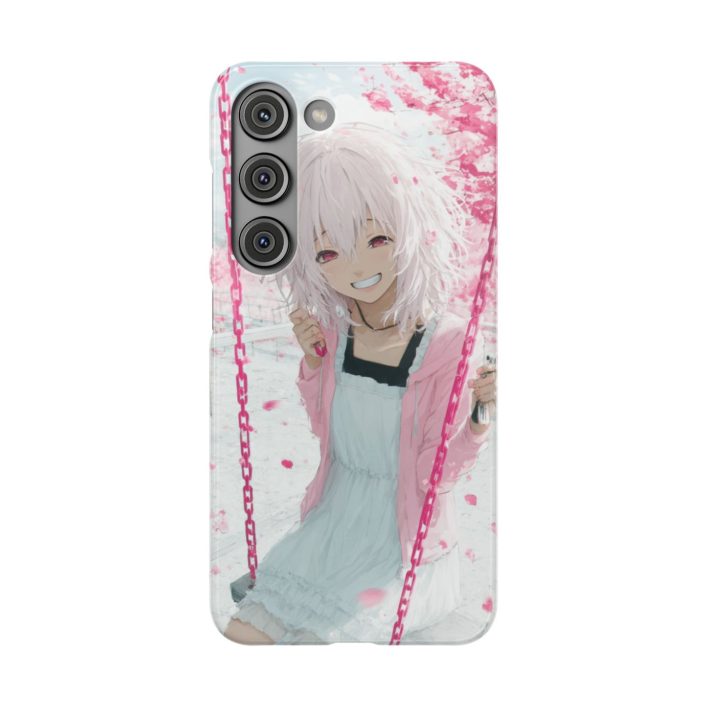 Anime Character Snap Cases for Phone, Cute Aesthetic Phone Cover, Gifts for Otaku, Floral Design, Unique Phone Cases