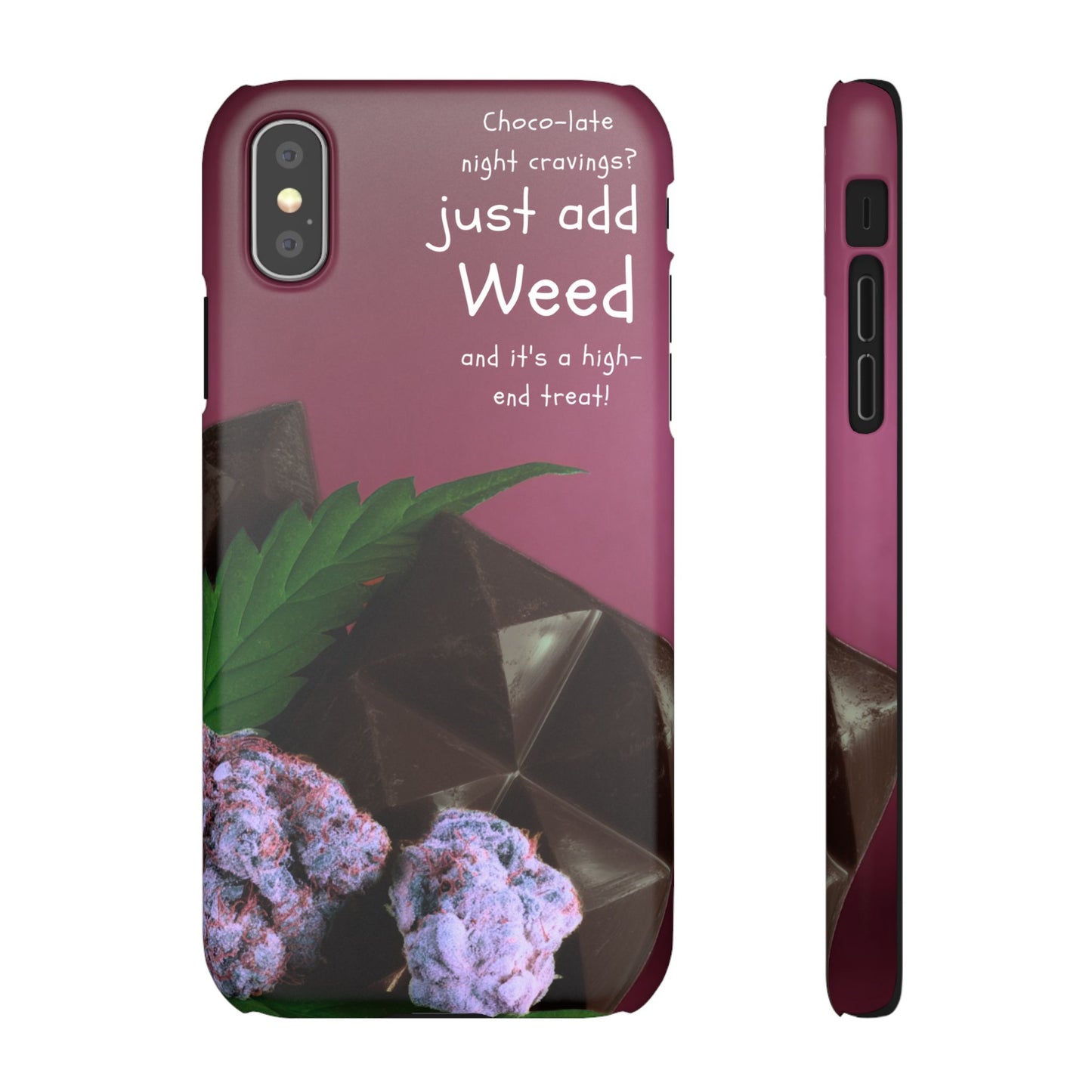 High-End Treat Snap Cases for Weed Enthusiasts Iphone and Samsung Phone Cover
