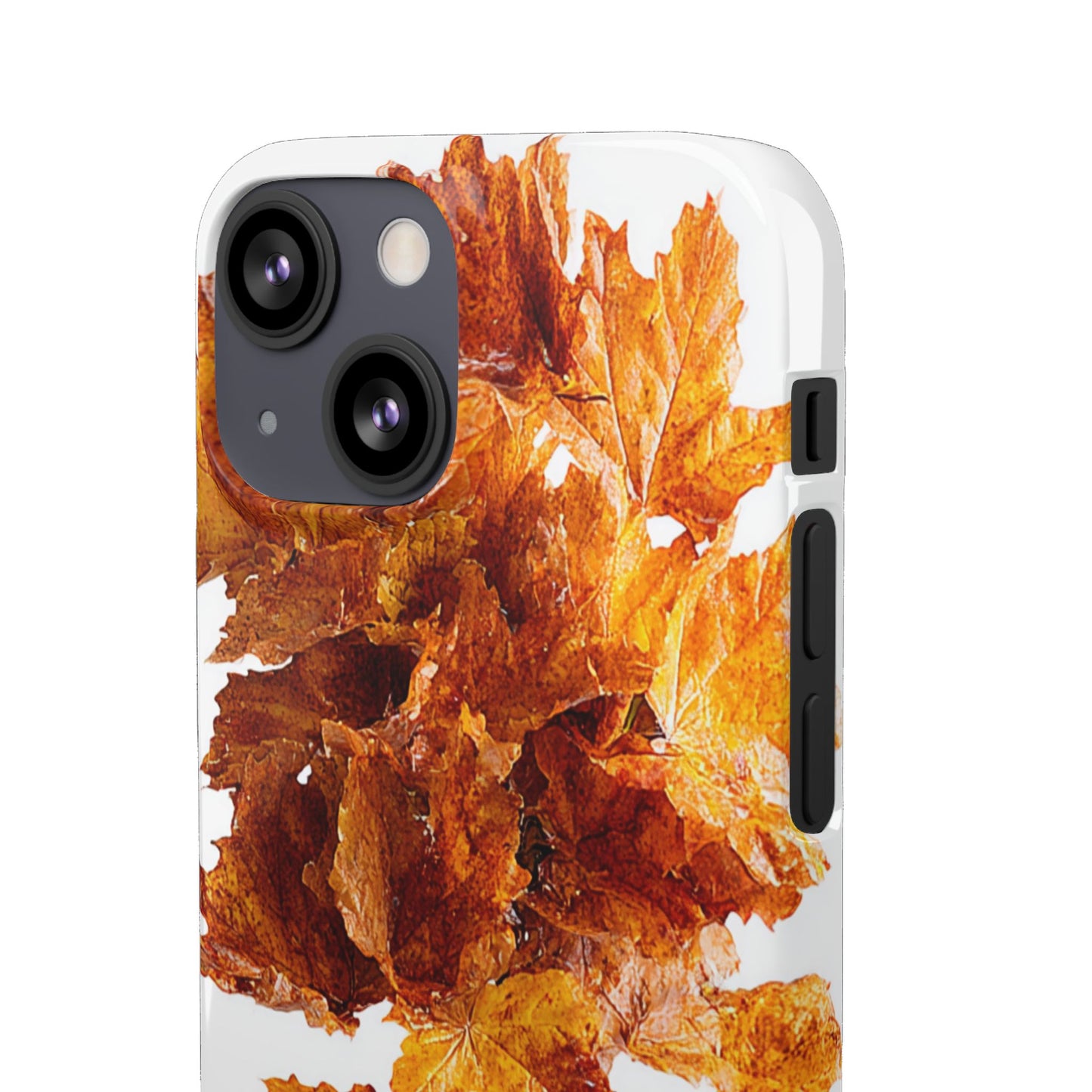 Autumn Leaf Phone Case | Fall Snap Cases, Phone Accessories, Nature Lover Gift, Seasonal Decor, Cozy Fall Vibes