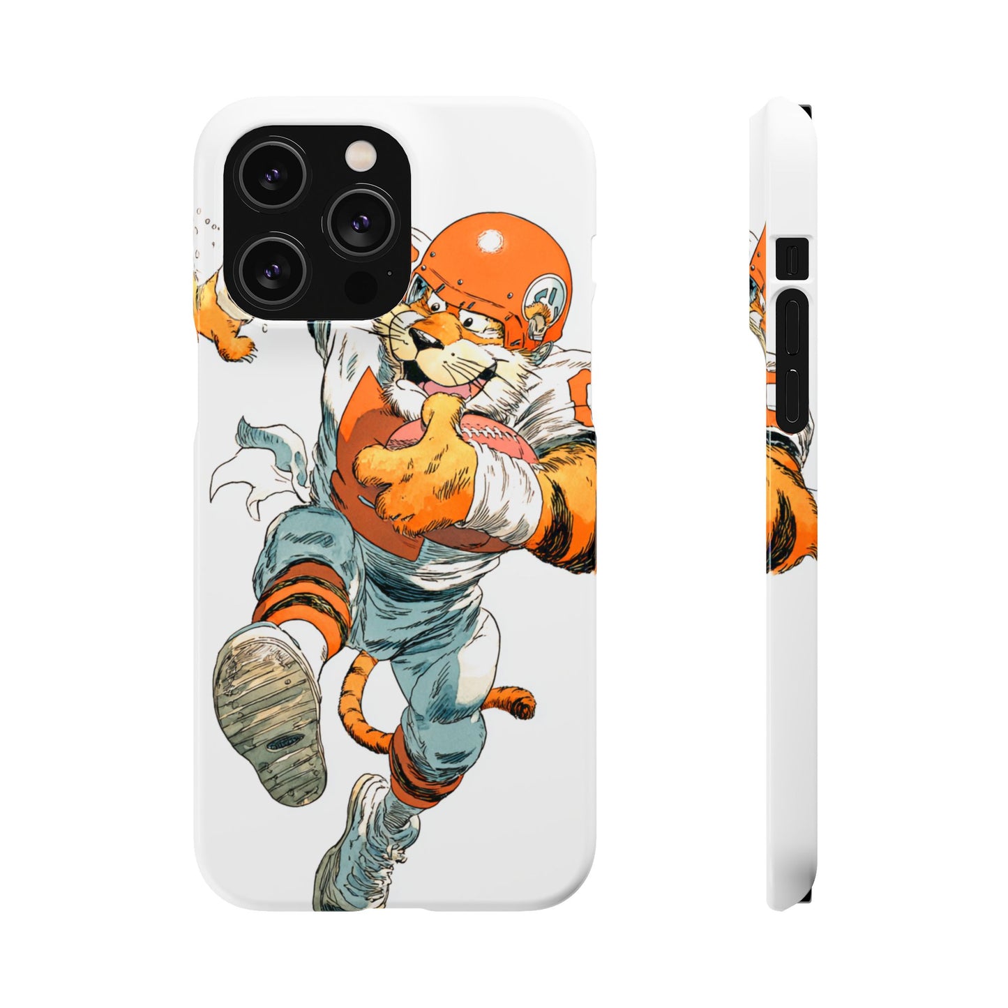 Cincinnati Bengals Snap Cases, Football Fans Phone Case, Tiger Cartoon Art Design, Football Lover Gift, Protective Phone Cover