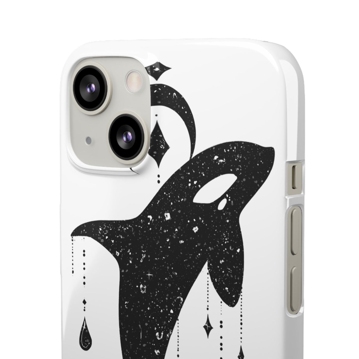 Celestial Orca Snap Case | Phone Cover, Whale Lover Gift, Cosmic Decor, Unique Art, Ocean Vibe