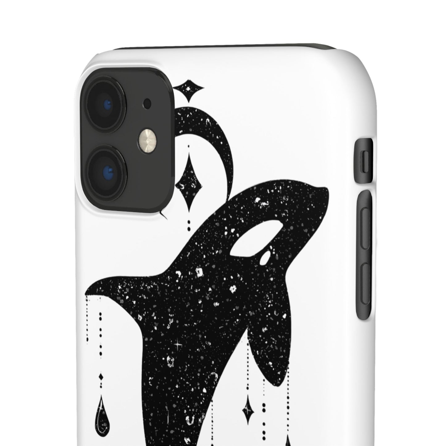 Celestial Orca Snap Case | Phone Cover, Whale Lover Gift, Cosmic Decor, Unique Art, Ocean Vibe