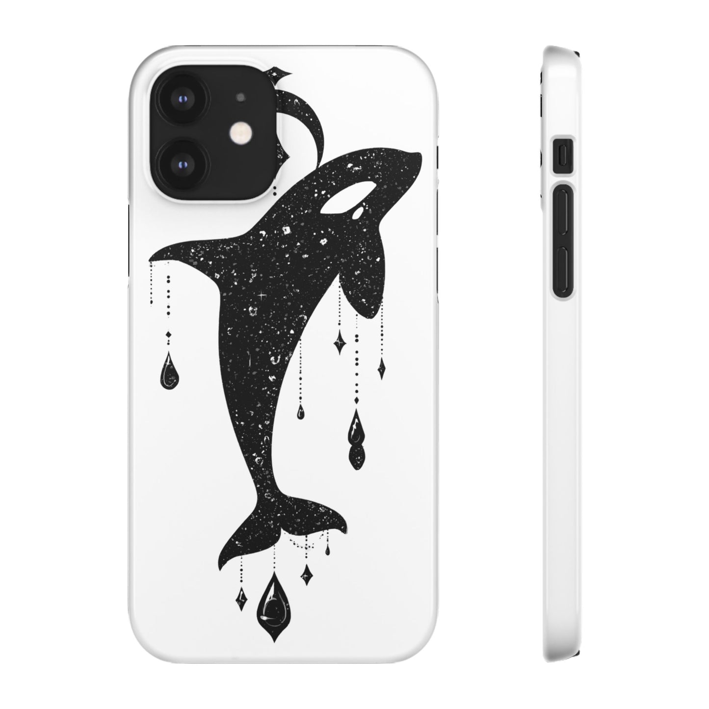 Celestial Orca Snap Case | Phone Cover, Whale Lover Gift, Cosmic Decor, Unique Art, Ocean Vibe