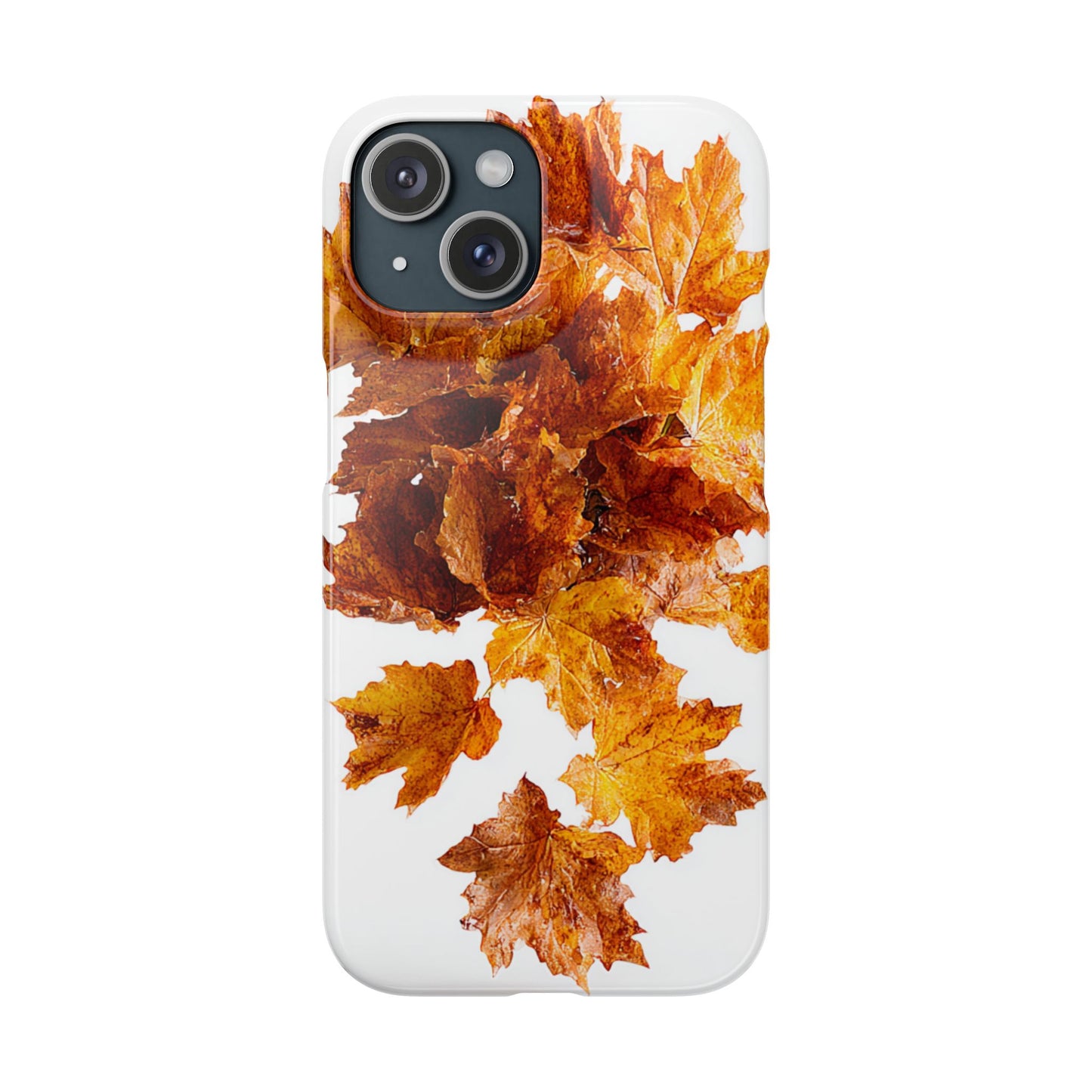 Autumn Leaf Phone Case | Fall Snap Cases, Phone Accessories, Nature Lover Gift, Seasonal Decor, Cozy Fall Vibes