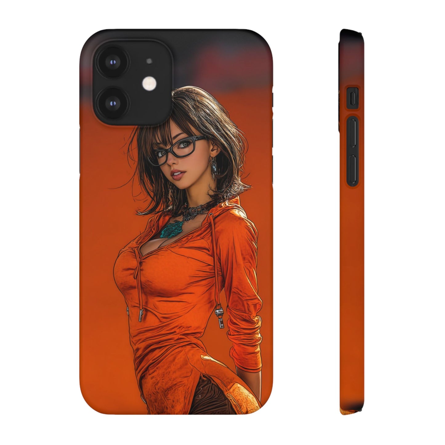 Velma Dinkley Cleveland Browns Fan Snap Cases, Phone Cover, Cartoon Style Art, Custom Case, Protective Shell