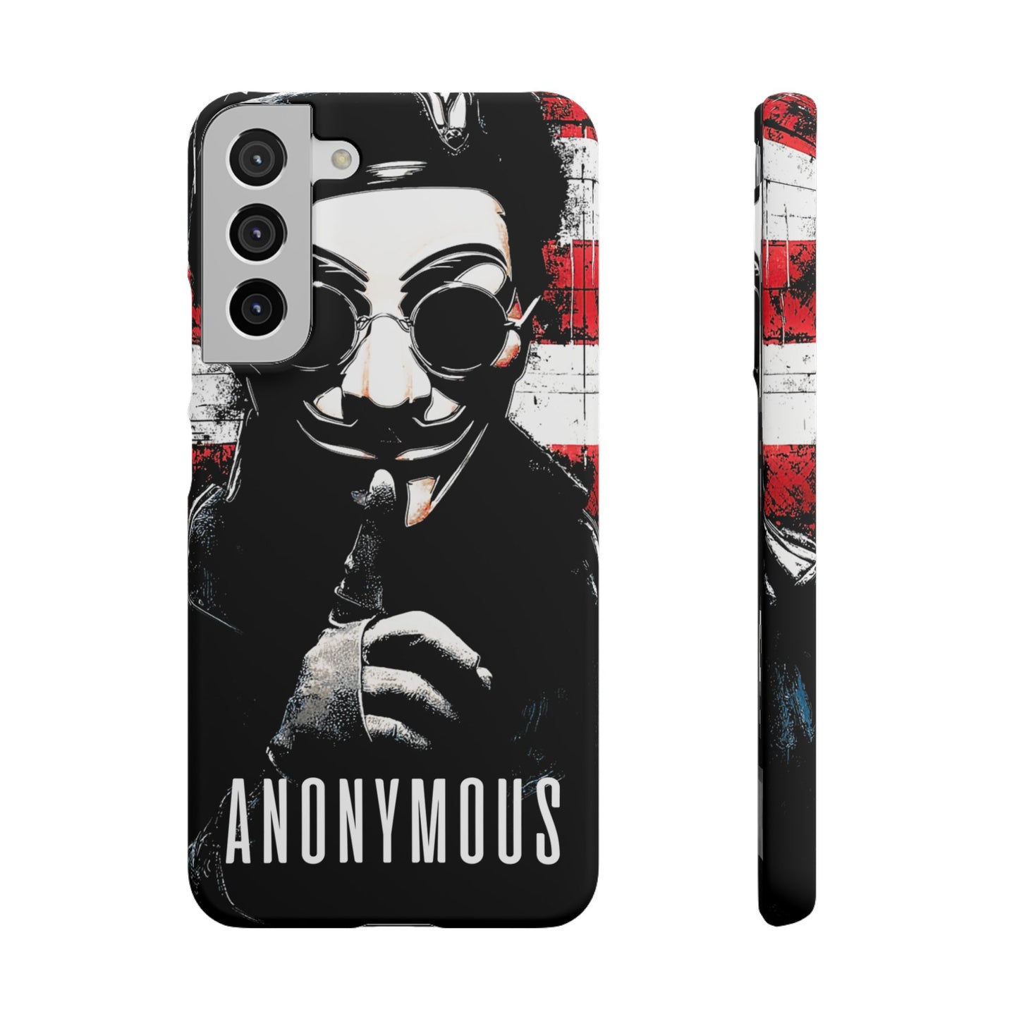 Anonimous & Guy Fawkes Art Snap Case and Protective Phone Cover For iPhone and Samsung