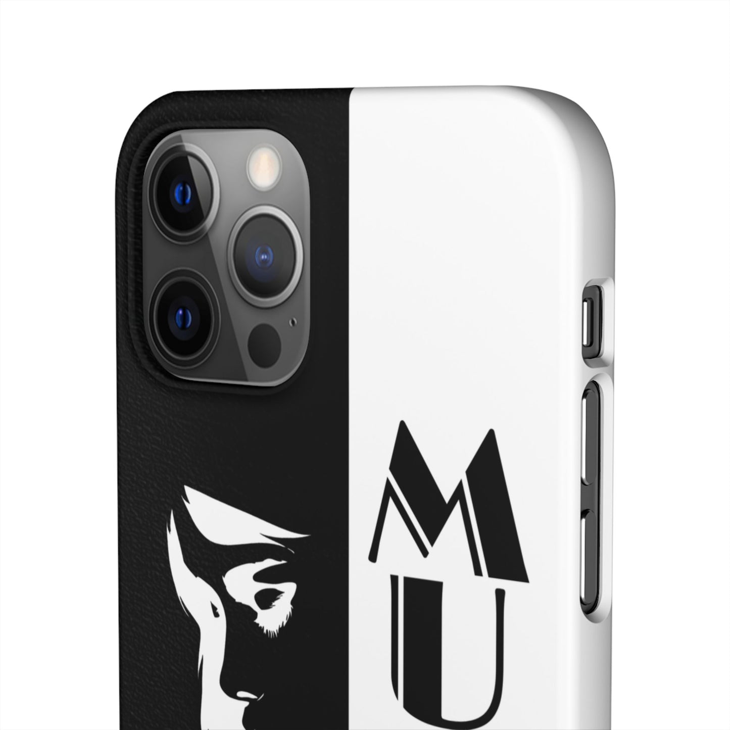 Black And White Bold Muse Snap Case Cover for iPhone and Samsung