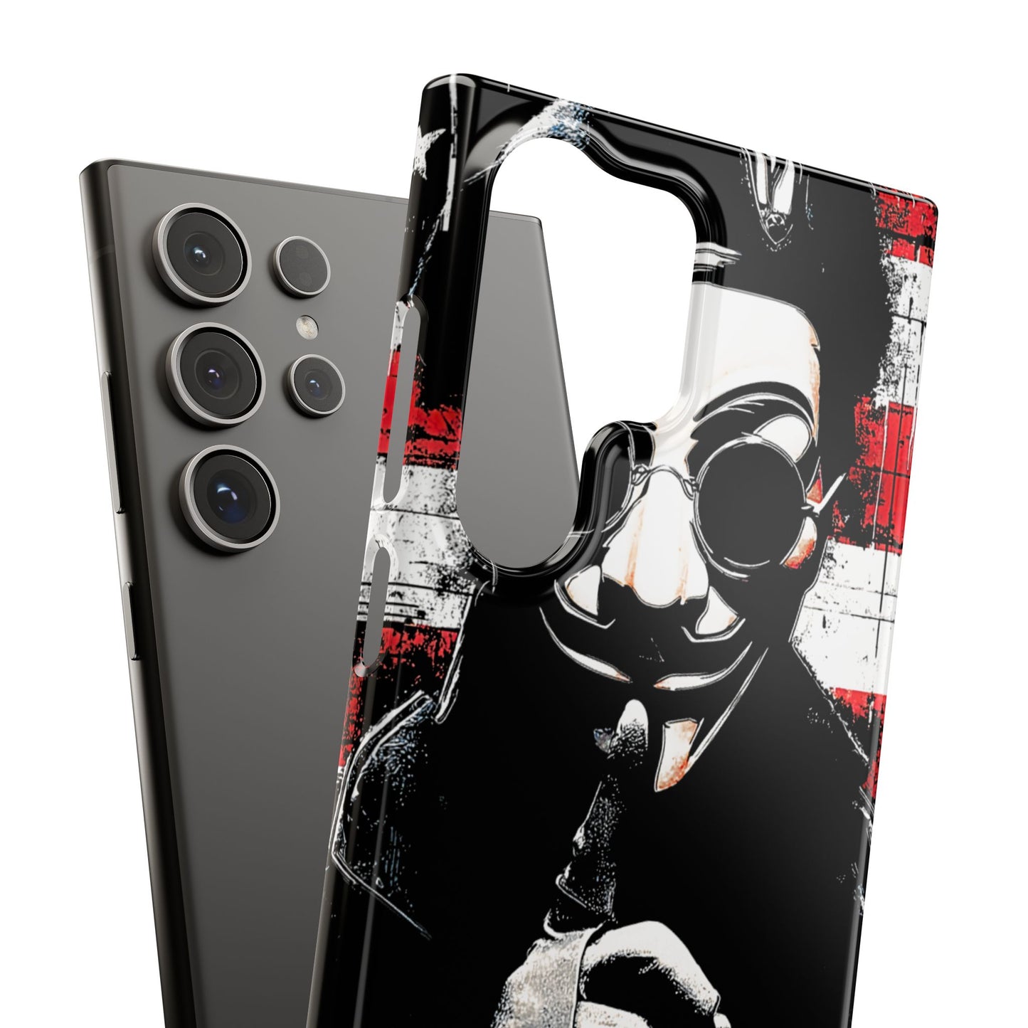 Anonimous & Guy Fawkes Art Snap Case and Protective Phone Cover For iPhone and Samsung