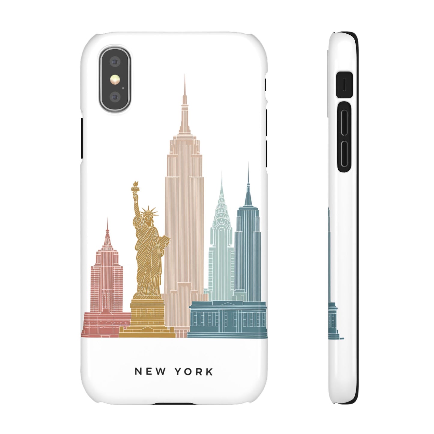 Stylish New York Snap Case, Urban Phone Cover, Cityscape Phone Case, Gift for Travelers, Trendy Protective Case