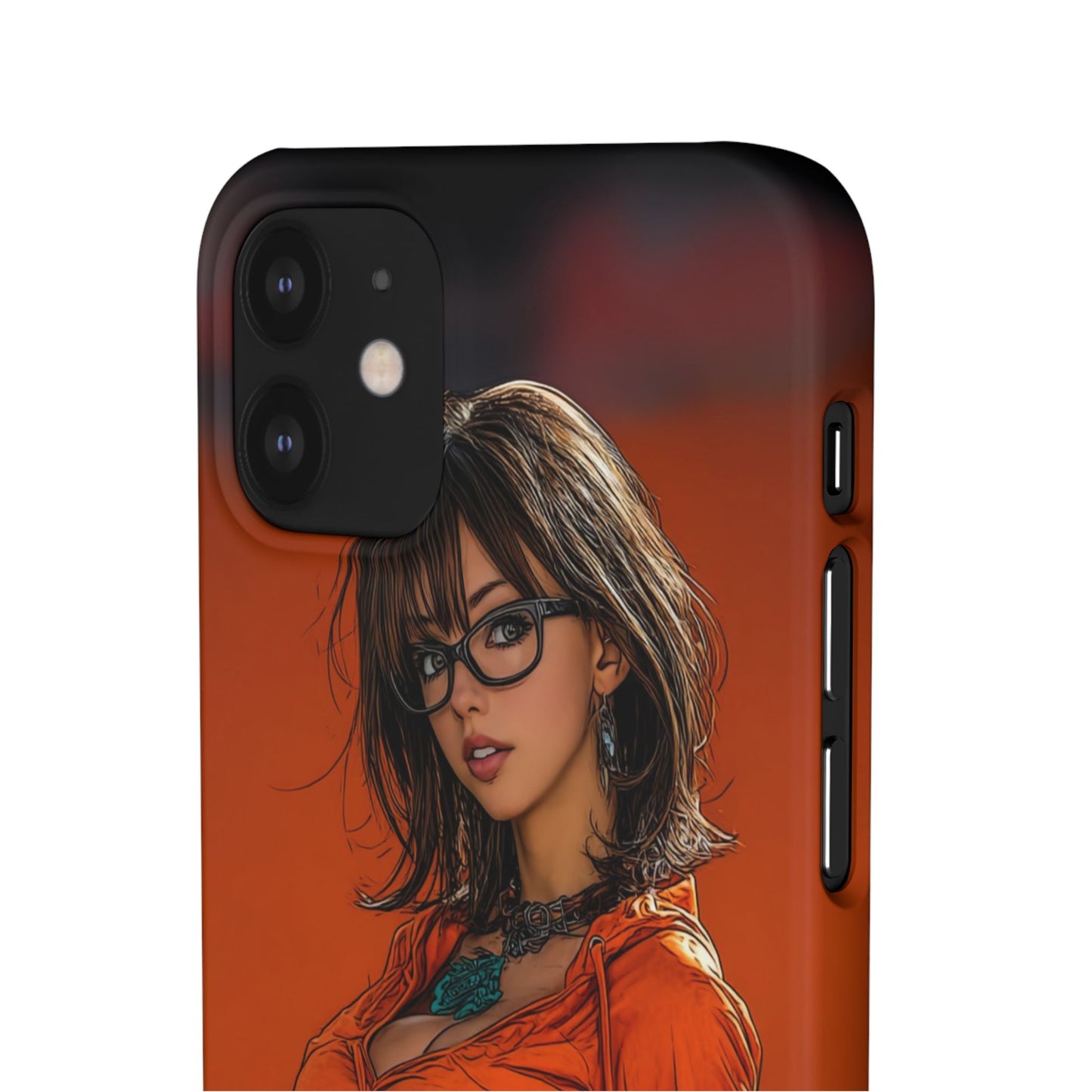 Velma Dinkley Cleveland Browns Fan Snap Cases, Phone Cover, Cartoon Style Art, Custom Case, Protective Shell