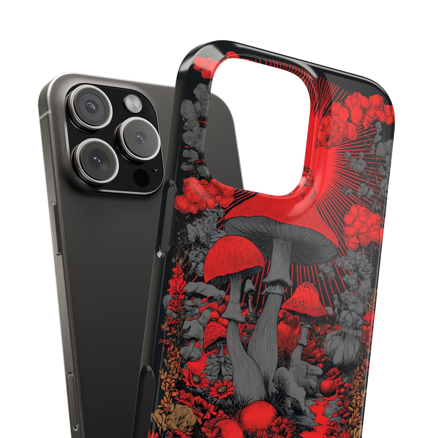 Fantasy Mushroom Snap Case Custom Phone Cover for iPhone and Samsung Mate and Glossy Avvialable