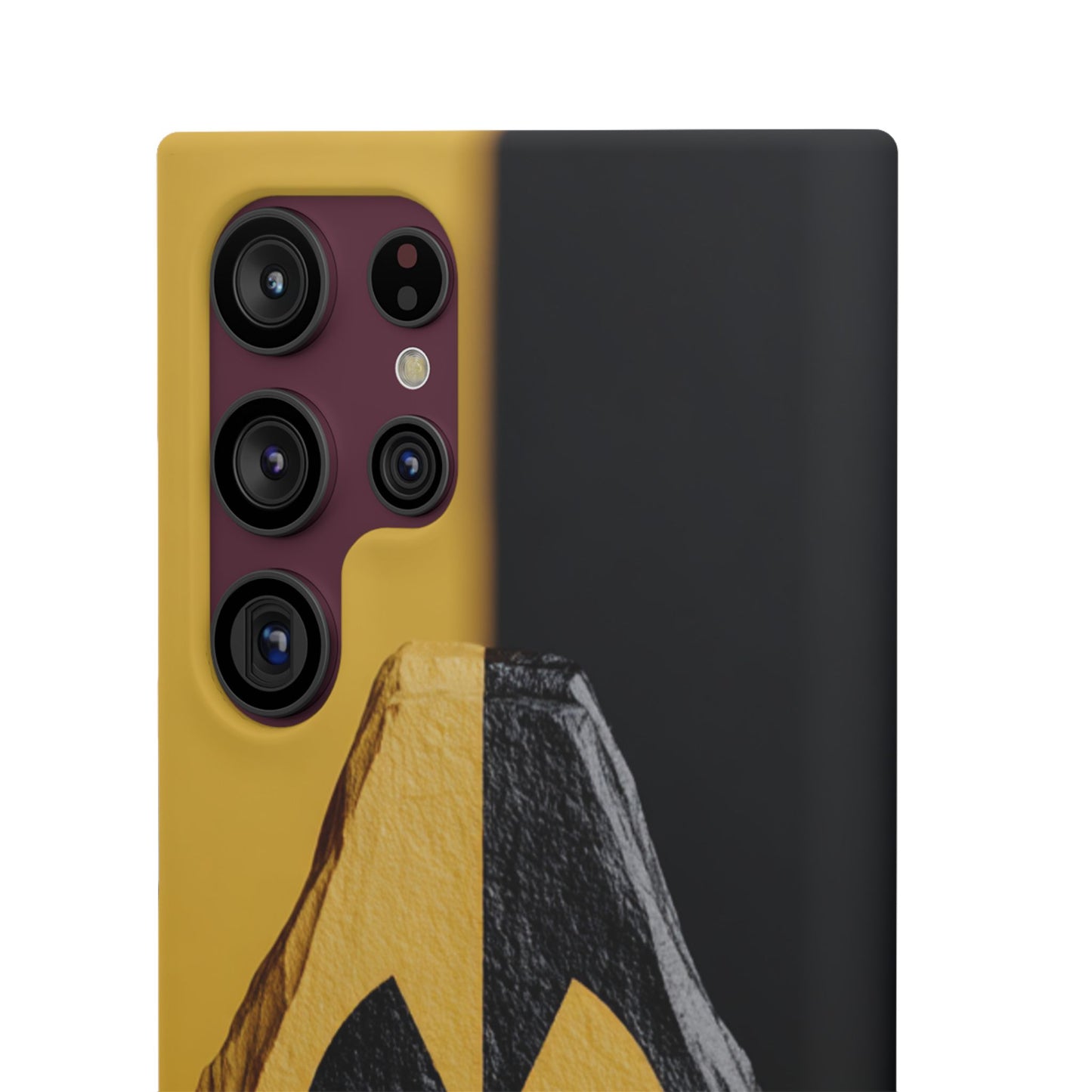 Bold Graphic Snap Case, Radiation Symbol Phone Cover, Trendy Phone Accessory, Unique Gift for Tech Lovers, Stylish Mobile Case