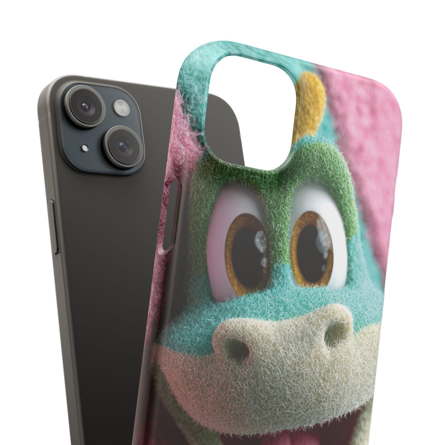 Fun Dino Snap Case for Kids | Cute Phone Cover | Colorful Mobile Accessory | Birthday Gift | Child's Tech Style