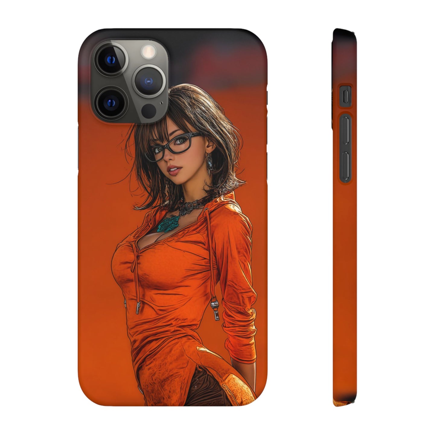 Velma Dinkley Cleveland Browns Fan Snap Cases, Phone Cover, Cartoon Style Art, Custom Case, Protective Shell