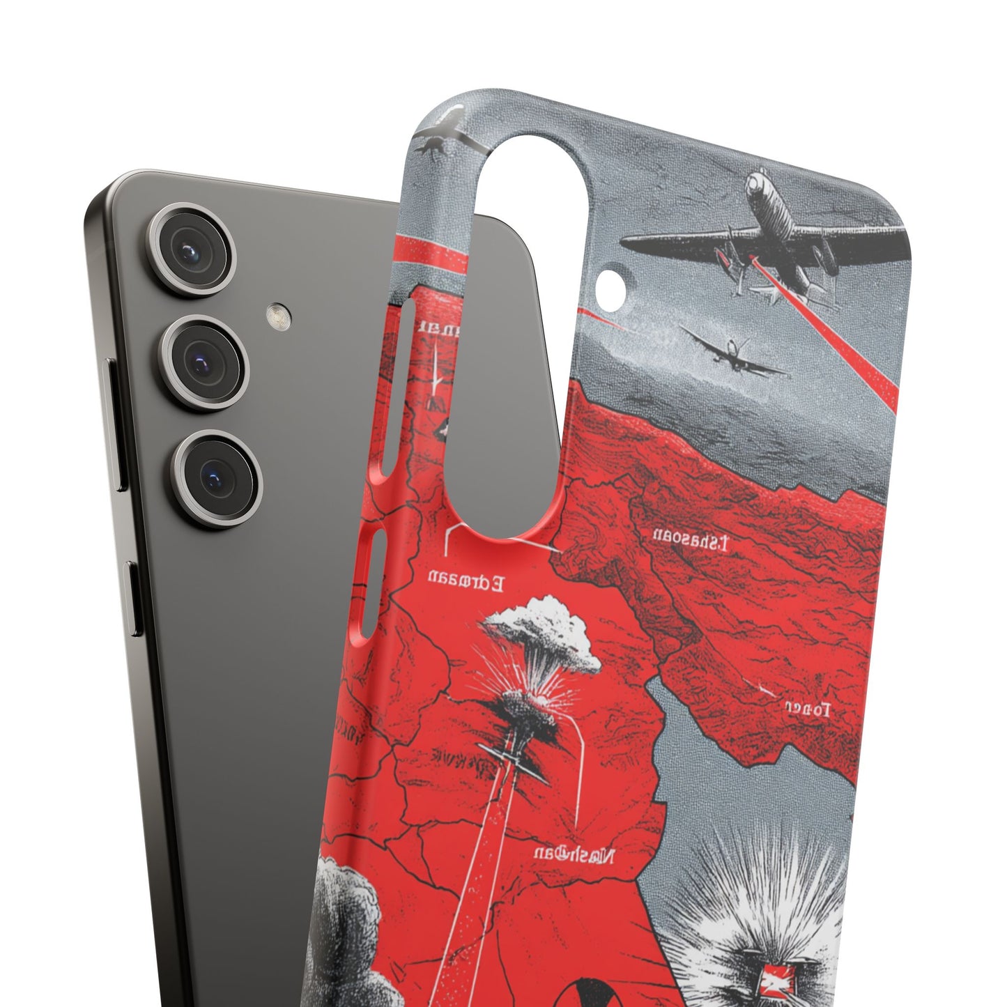 Bold Graphic Snap Case with Dramatic Design, Unique Phone Cover, Artistic Protection for iPhone, Trendy Gadget Gift, Edgy Tech Accessory