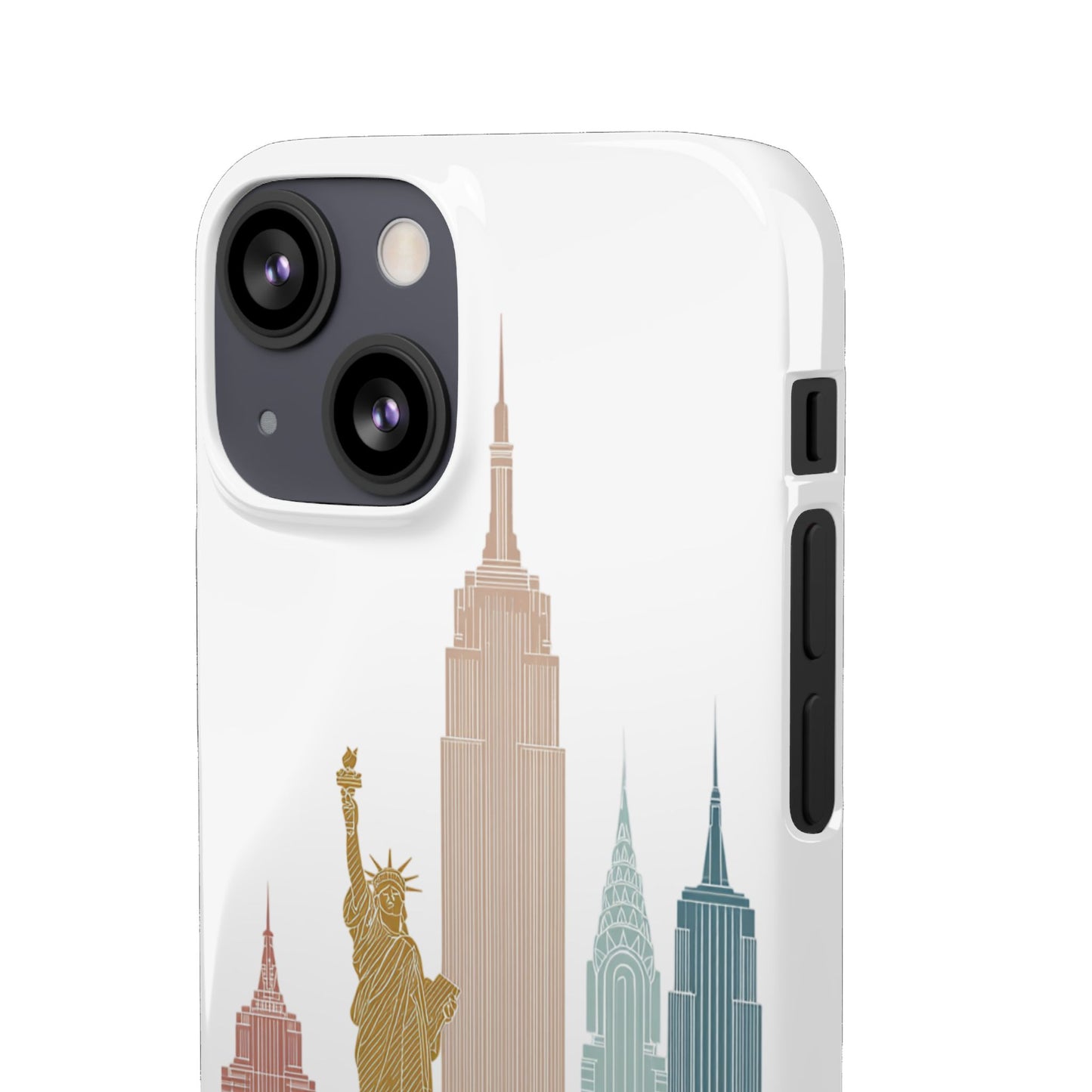 Stylish New York Snap Case, Urban Phone Cover, Cityscape Phone Case, Gift for Travelers, Trendy Protective Case