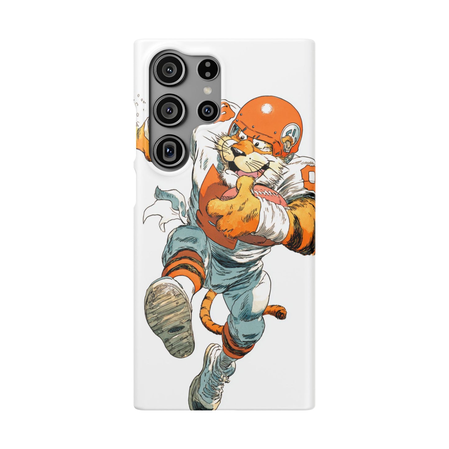 Cincinnati Bengals Snap Cases, Football Fans Phone Case, Tiger Cartoon Art Design, Football Lover Gift, Protective Phone Cover