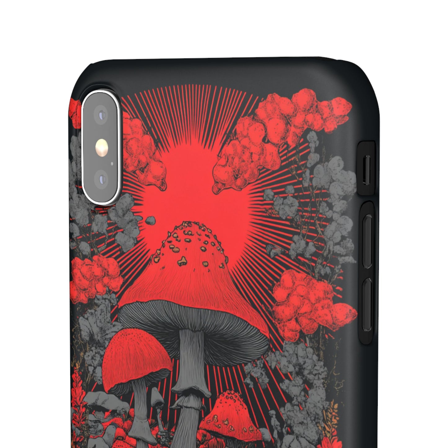 Fantasy Mushroom Snap Case Custom Phone Cover for iPhone and Samsung Mate and Glossy Avvialable