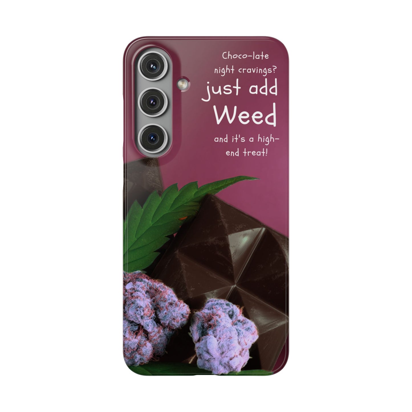 High-End Treat Snap Cases for Weed Enthusiasts Iphone and Samsung Phone Cover