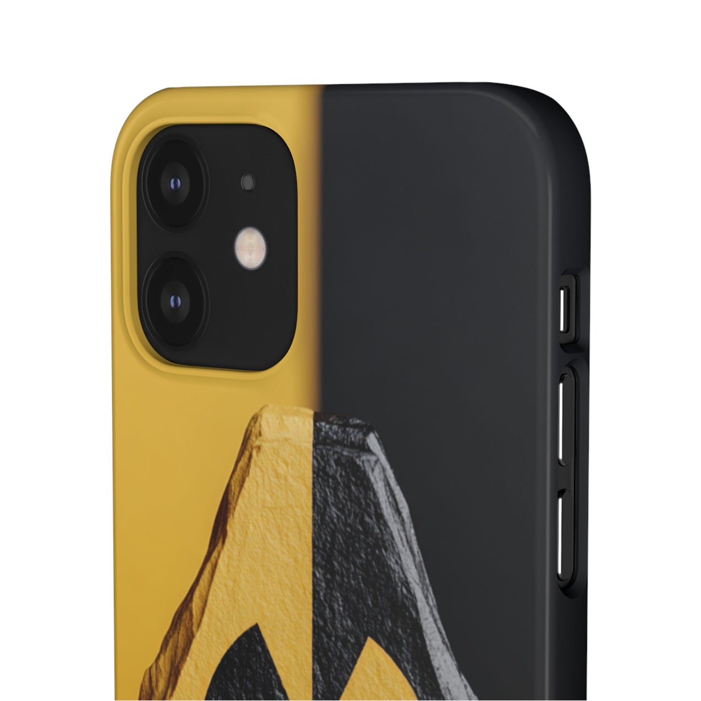 Bold Graphic Snap Case, Radiation Symbol Phone Cover, Trendy Phone Accessory, Unique Gift for Tech Lovers, Stylish Mobile Case