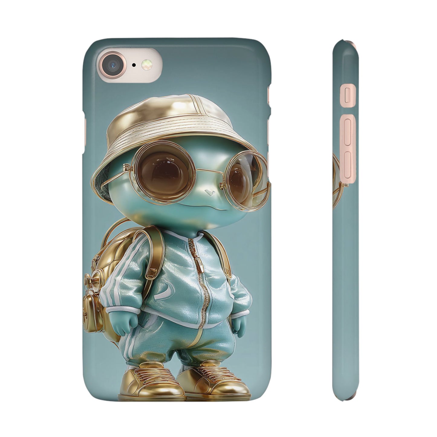 Trendy Character Snap Case for Phone, Cute Phone Cover, Gift for Kids, Cartoon Style Gadget Accessory, Fun Phone Protection