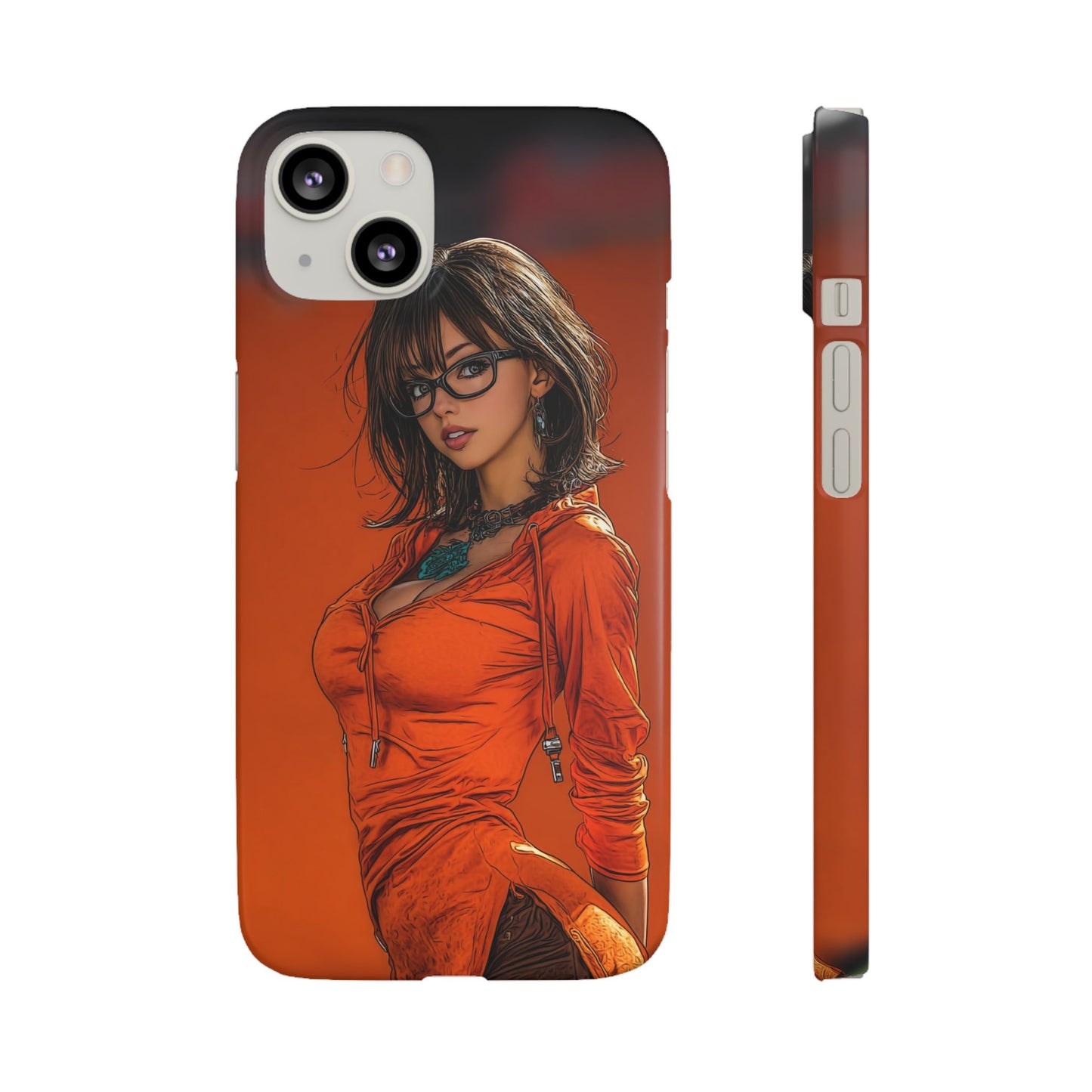 Velma Dinkley Cleveland Browns Fan Snap Cases, Phone Cover, Cartoon Style Art, Custom Case, Protective Shell