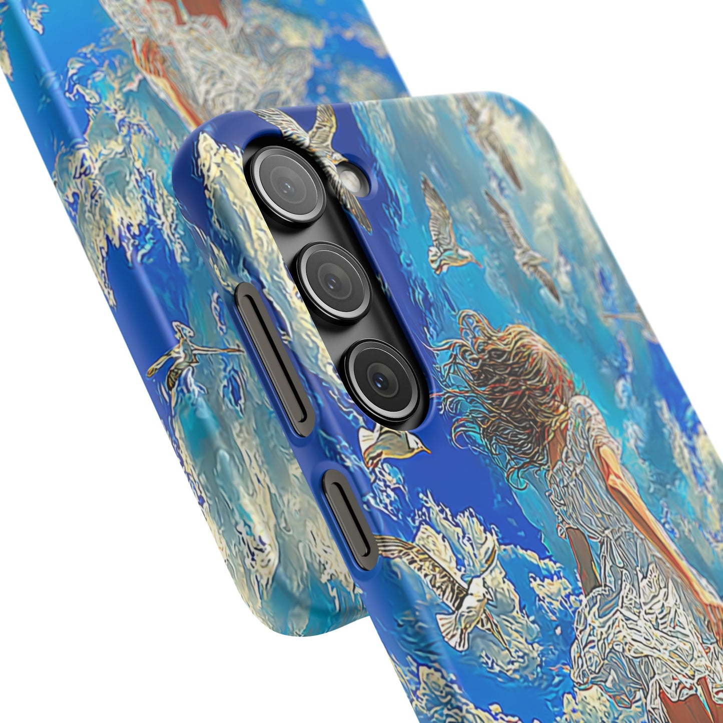 Dreamy Seaside Snap Case, Ocean Waves Phone Cover, Summer Vibe Gift, Cute Aesthetic Accessory, Beach Lover Case