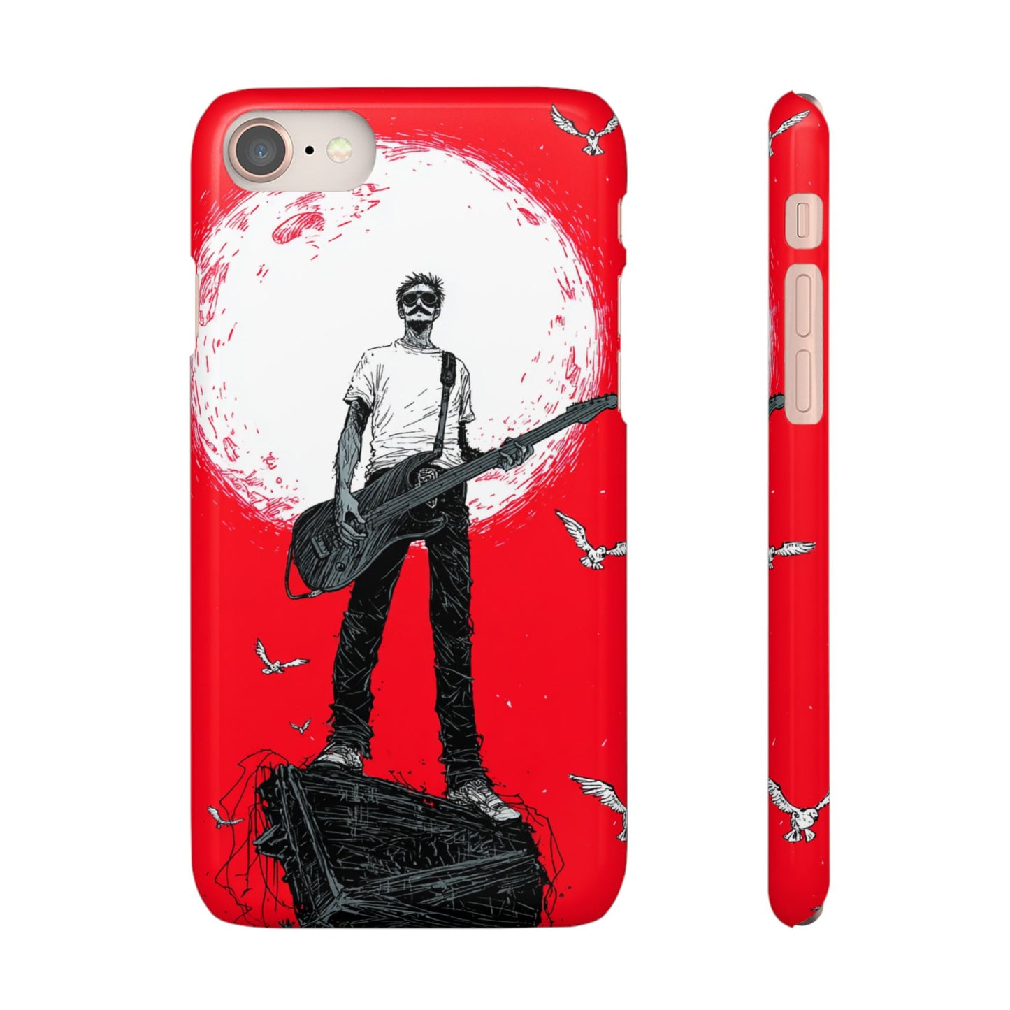 Rock & Roll Snap Cases - Music Lover's Phone Protection, Edgy Art, Gift for Guitarists, Cool Accessory for Teens