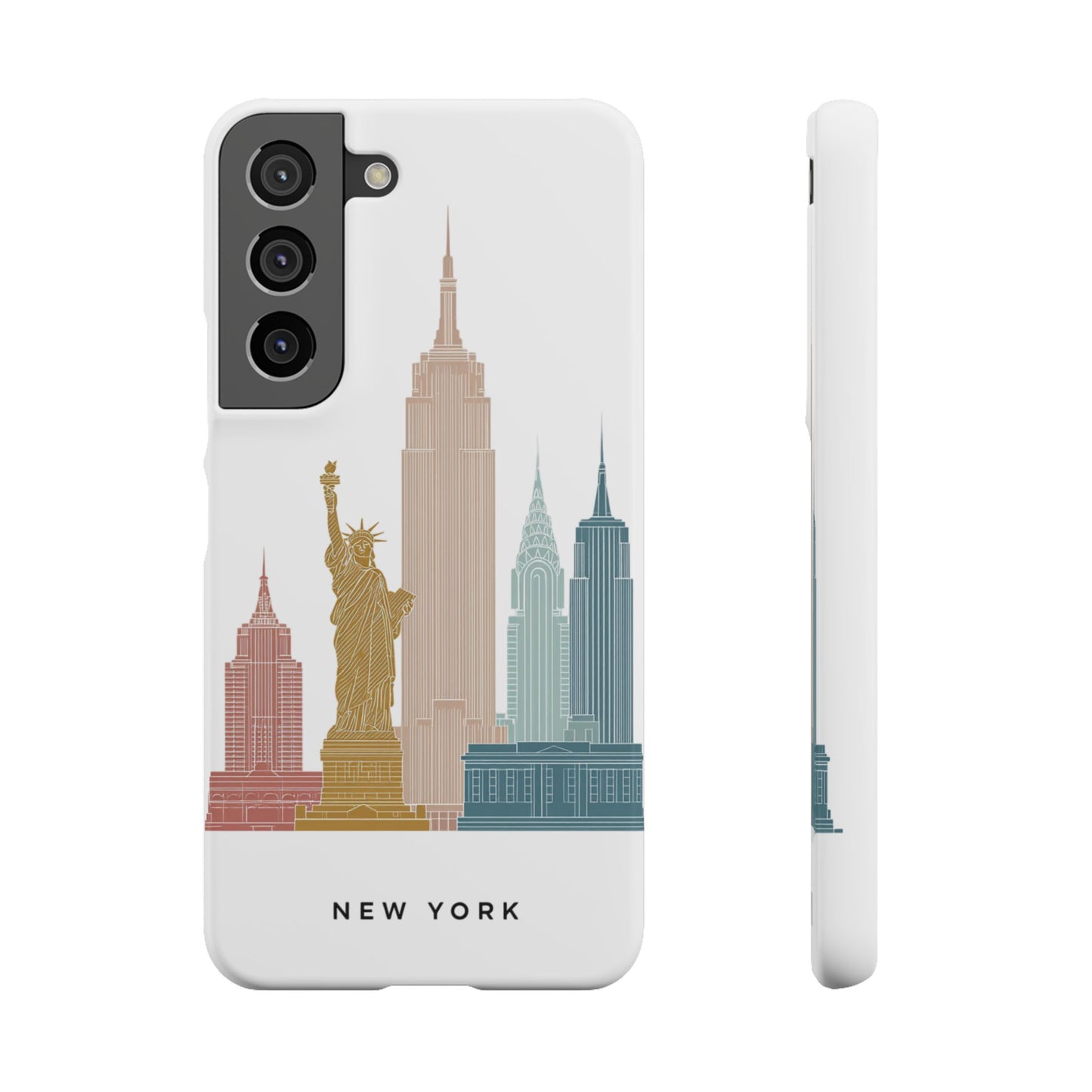 Stylish New York Snap Case, Urban Phone Cover, Cityscape Phone Case, Gift for Travelers, Trendy Protective Case