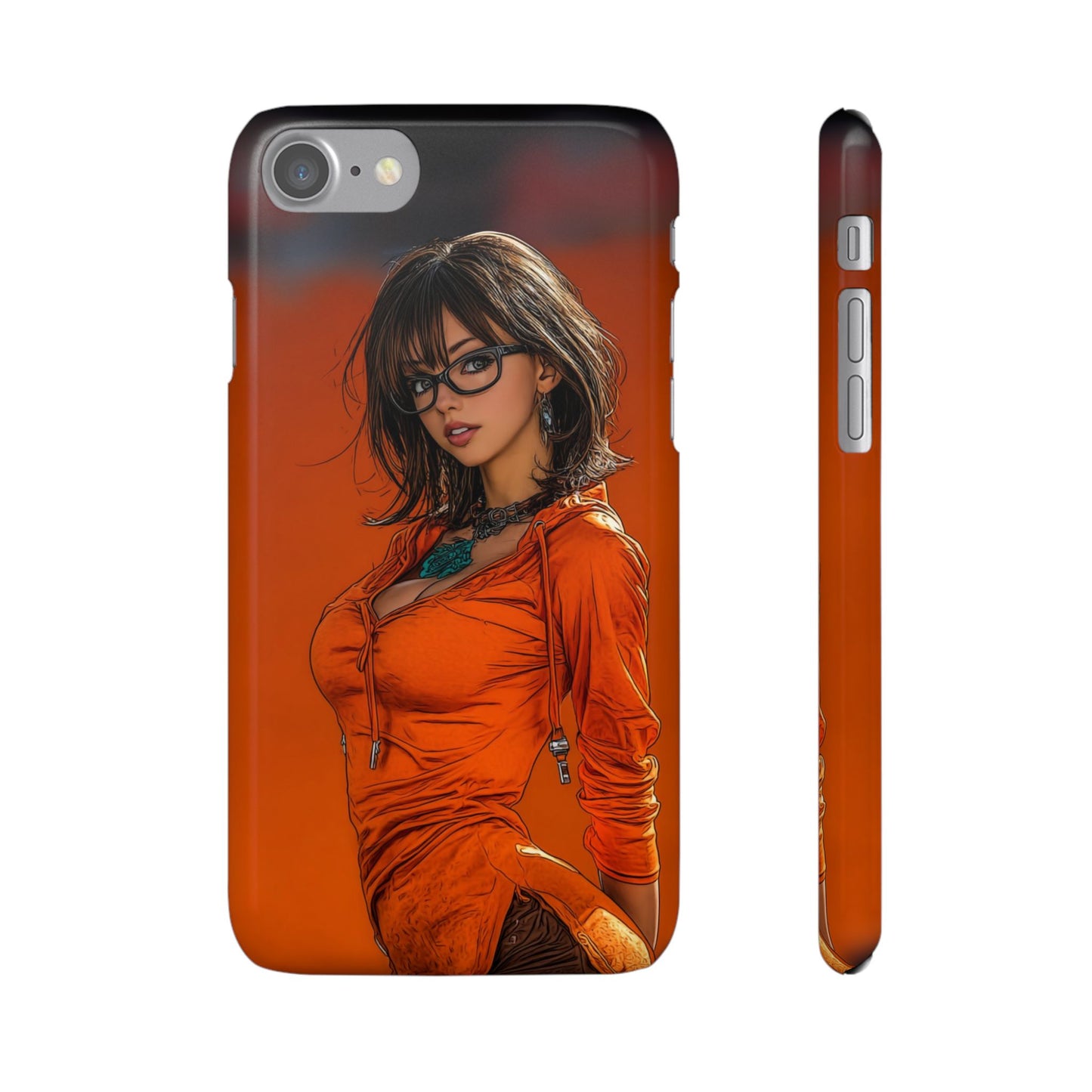 Velma Dinkley Cleveland Browns Fan Snap Cases, Phone Cover, Cartoon Style Art, Custom Case, Protective Shell