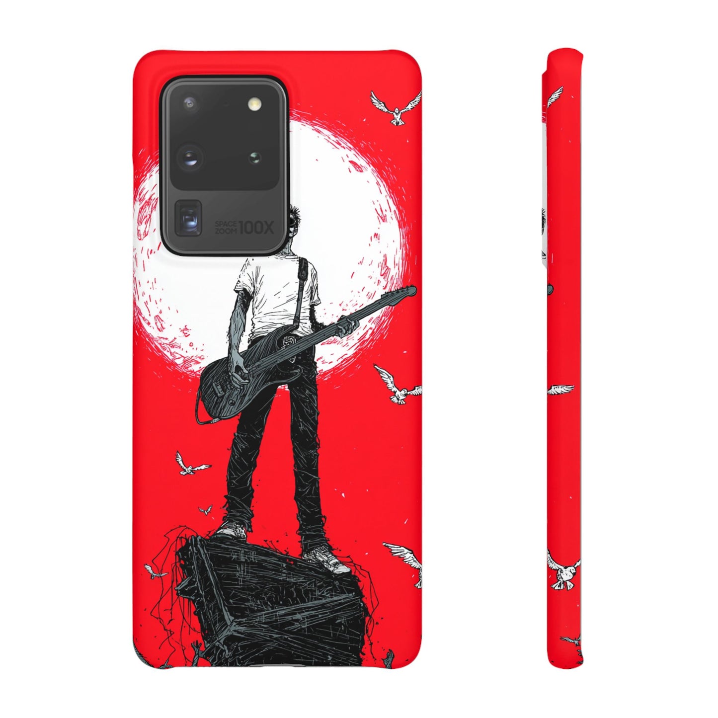 Rock & Roll Snap Cases - Music Lover's Phone Protection, Edgy Art, Gift for Guitarists, Cool Accessory for Teens