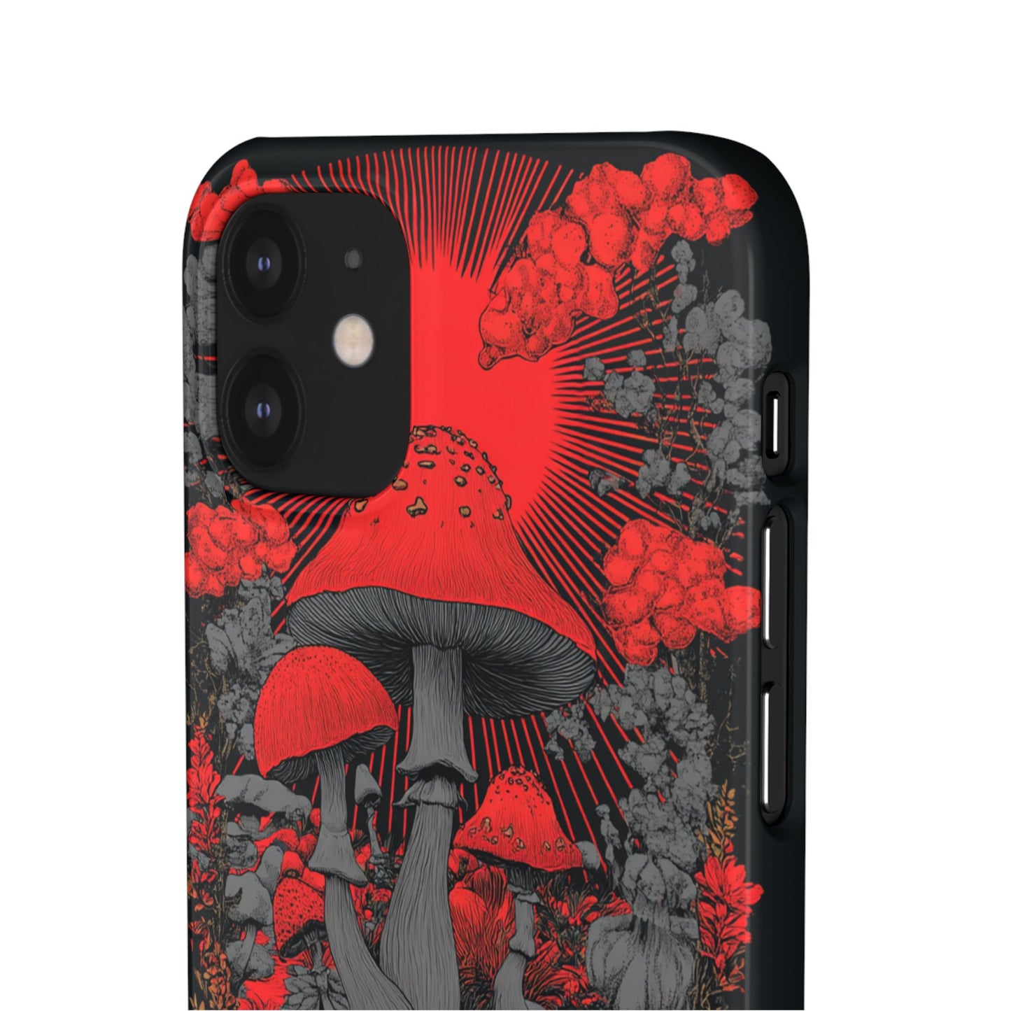 Fantasy Mushroom Snap Case Custom Phone Cover for iPhone and Samsung Mate and Glossy Avvialable