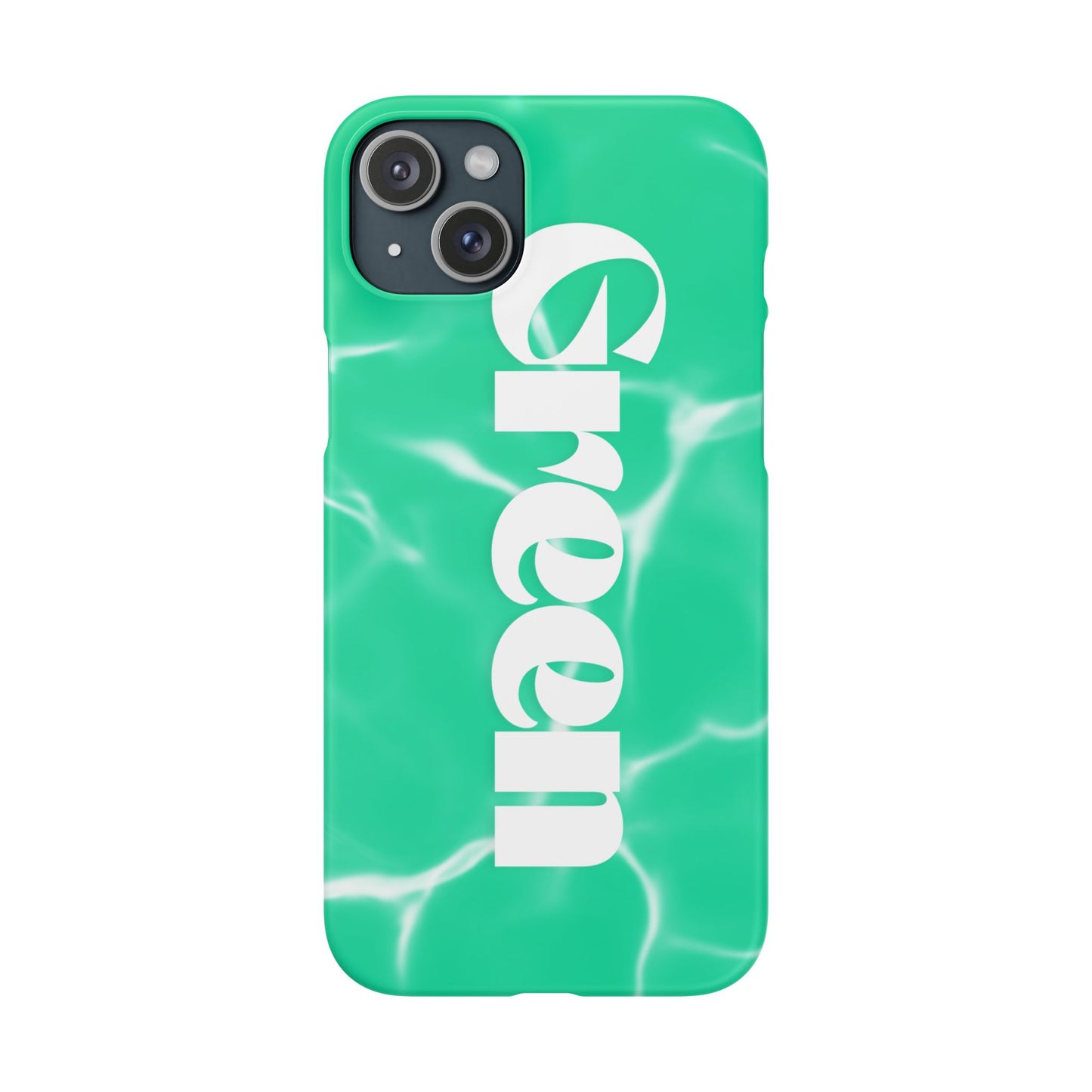 Aqua Pool Vibe Snap Case, Tropical Phone Cover, Summer Accessory, Trendy Gift for Friends, Beach Lover's Essential