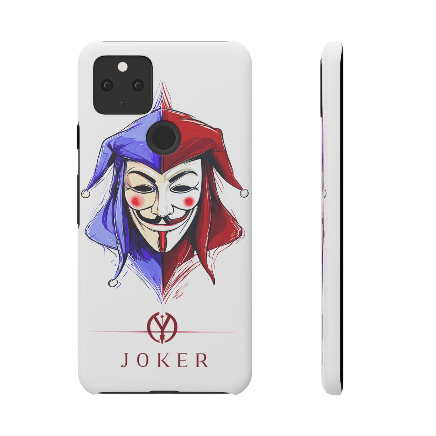 Joker & Anonimous Reunited Guy Fawkes Art Snap Case and Protective Phone Cover For iPhone and Samsung