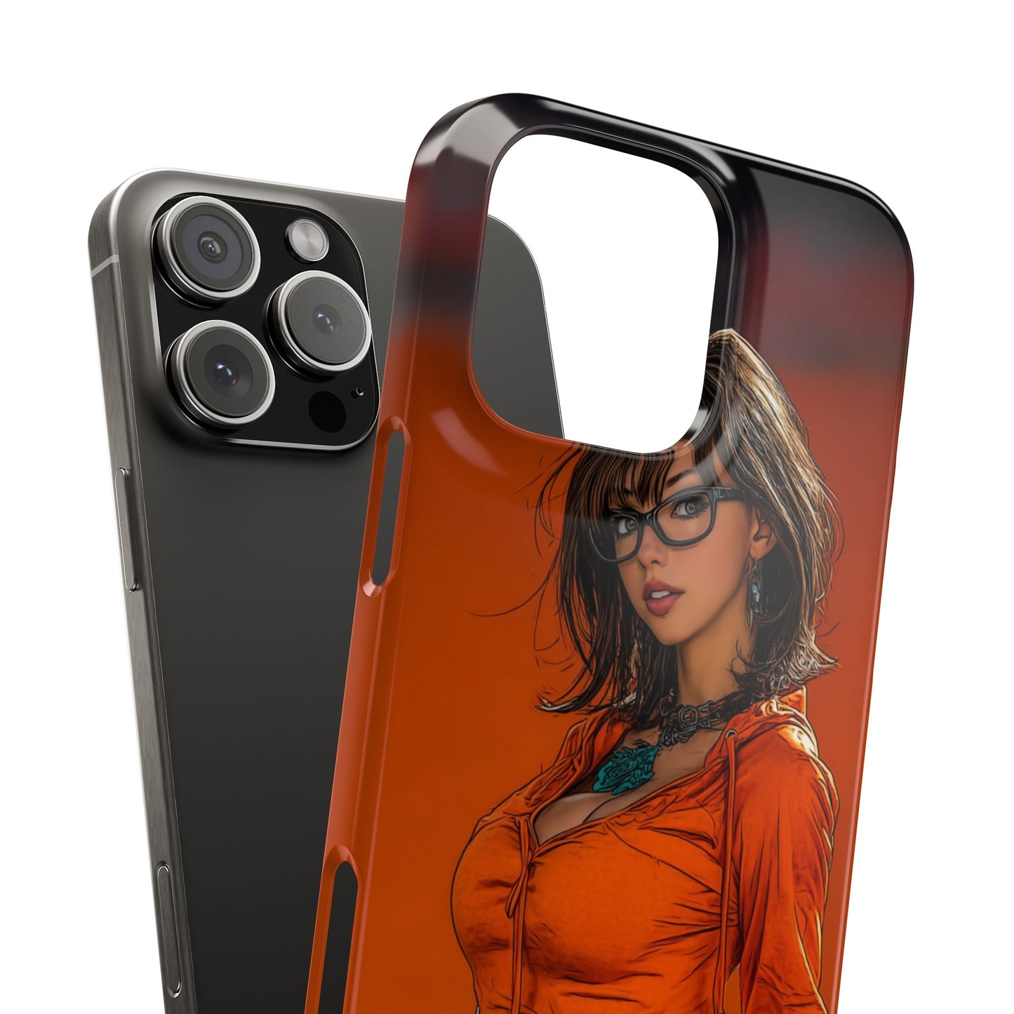 Velma Dinkley Cleveland Browns Fan Snap Cases, Phone Cover, Cartoon Style Art, Custom Case, Protective Shell