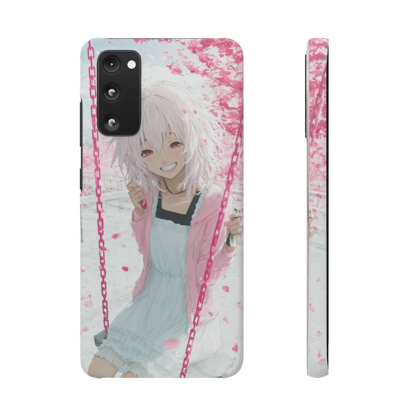 Anime Character Snap Cases for Phone, Cute Aesthetic Phone Cover, Gifts for Otaku, Floral Design, Unique Phone Cases