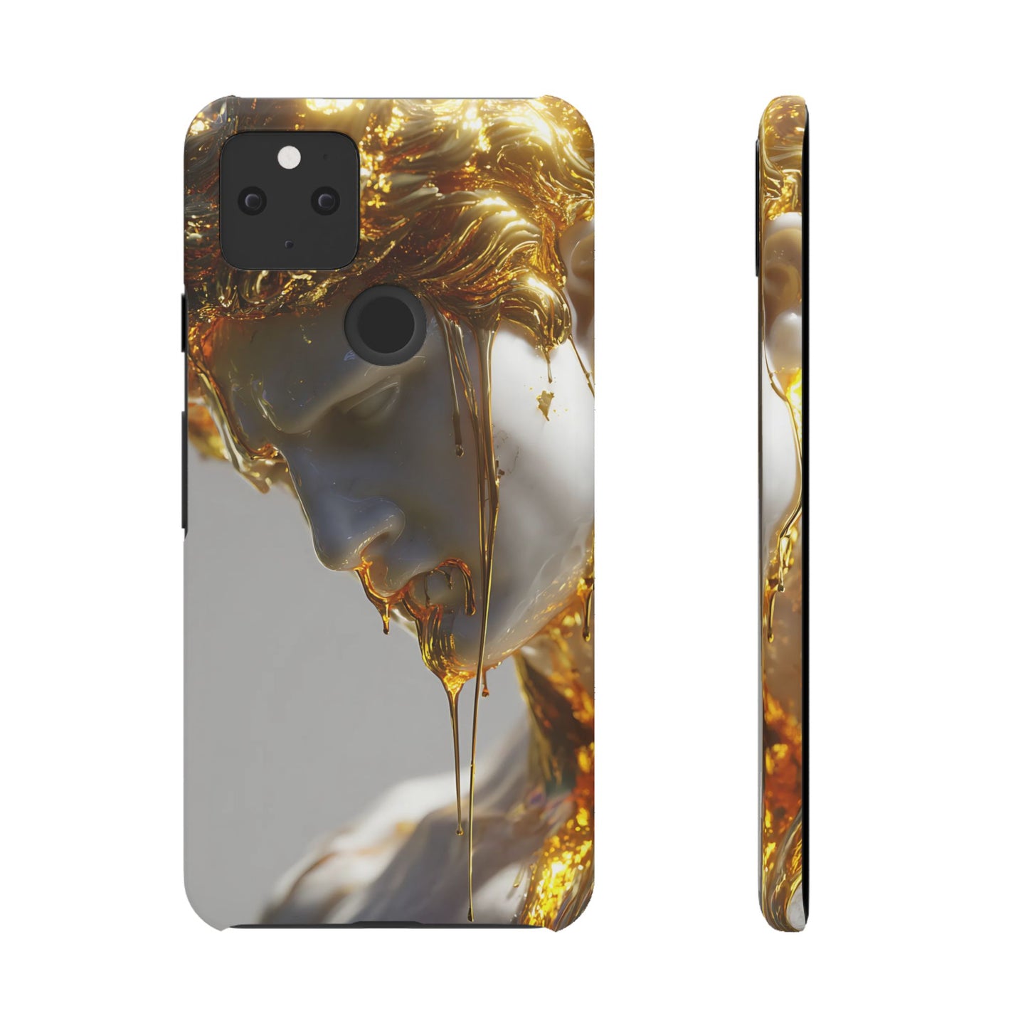Gold Goddess Art Snap Case, Artistic Phone Cover, Unique Phone Accessory, Gift for Art Lovers, Stylish Protection