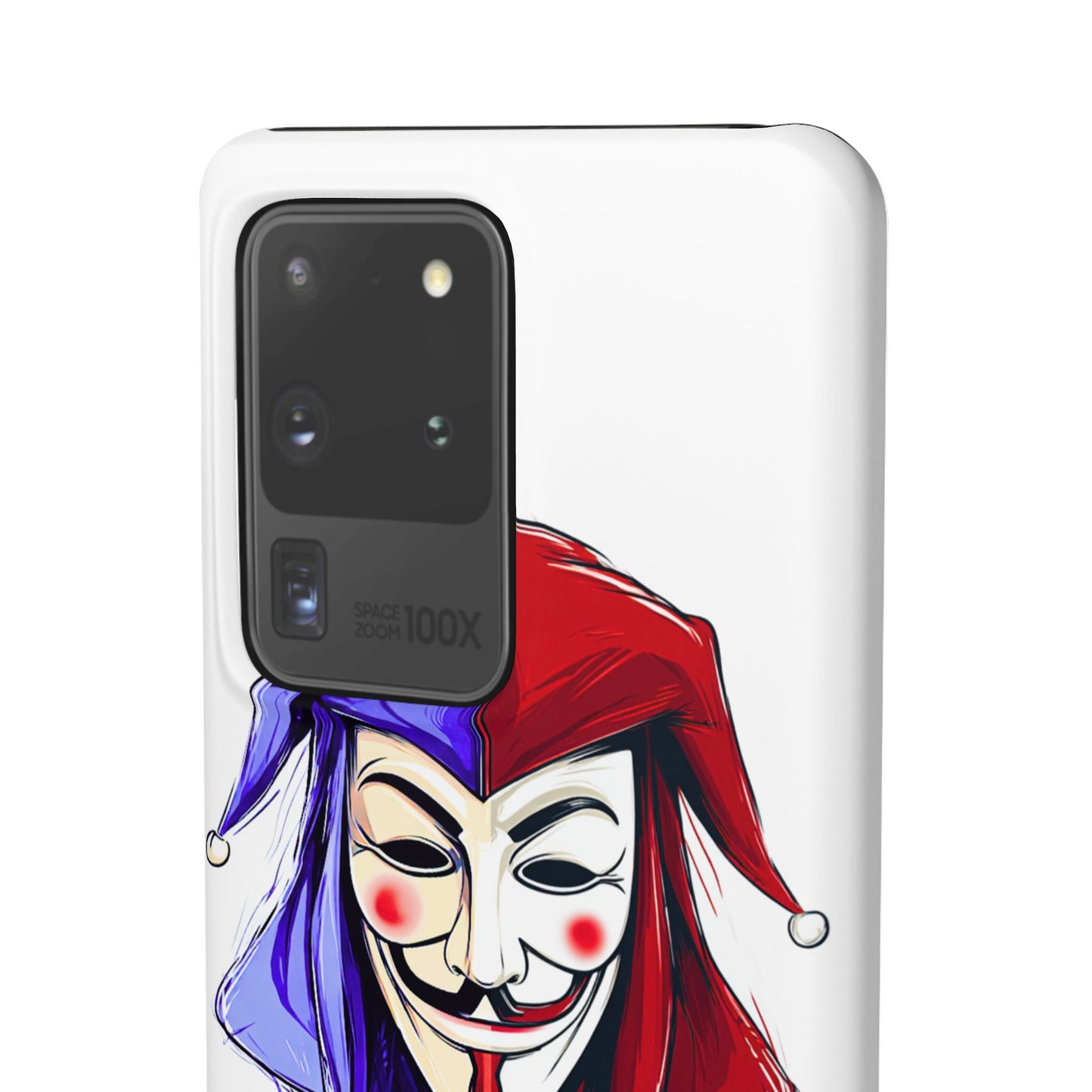Joker & Anonimous Reunited Guy Fawkes Art Snap Case and Protective Phone Cover For iPhone and Samsung