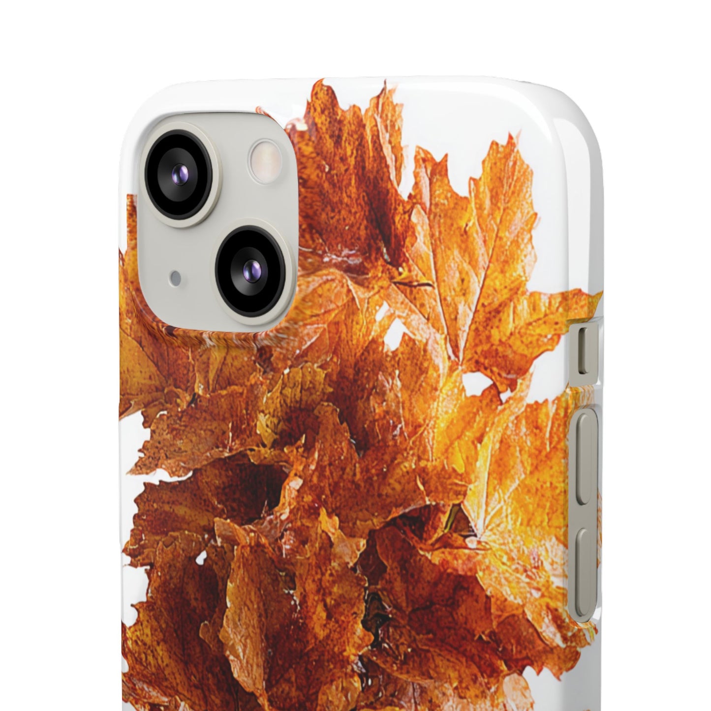Autumn Leaf Phone Case | Fall Snap Cases, Phone Accessories, Nature Lover Gift, Seasonal Decor, Cozy Fall Vibes