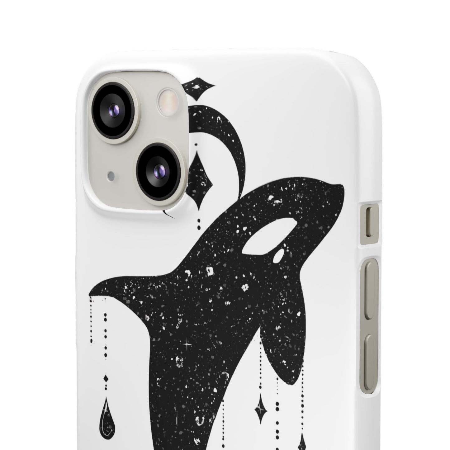 Celestial Orca Snap Case | Phone Cover, Whale Lover Gift, Cosmic Decor, Unique Art, Ocean Vibe