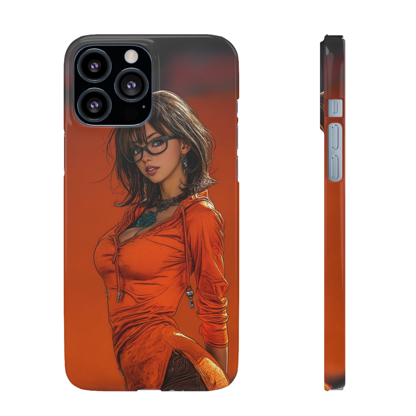 Velma Dinkley Cleveland Browns Fan Snap Cases, Phone Cover, Cartoon Style Art, Custom Case, Protective Shell