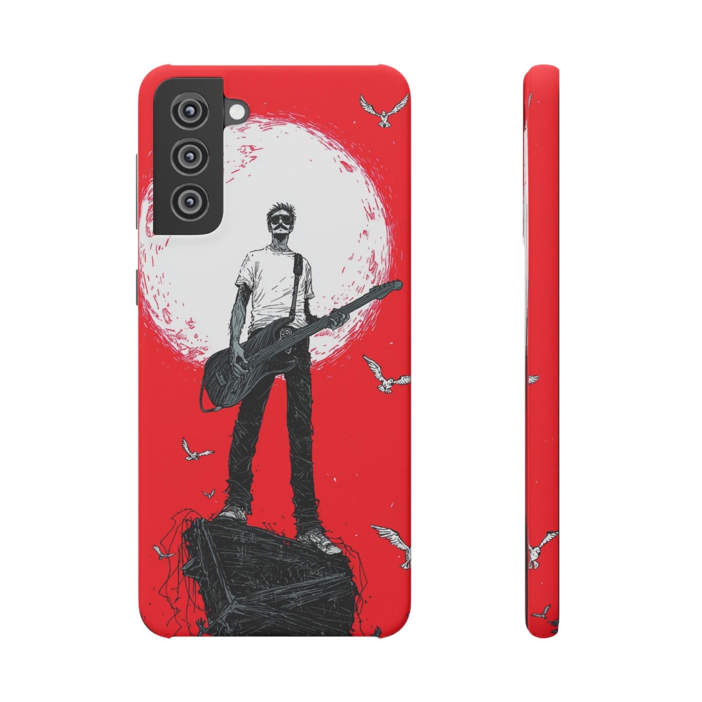 Rock & Roll Snap Cases - Music Lover's Phone Protection, Edgy Art, Gift for Guitarists, Cool Accessory for Teens
