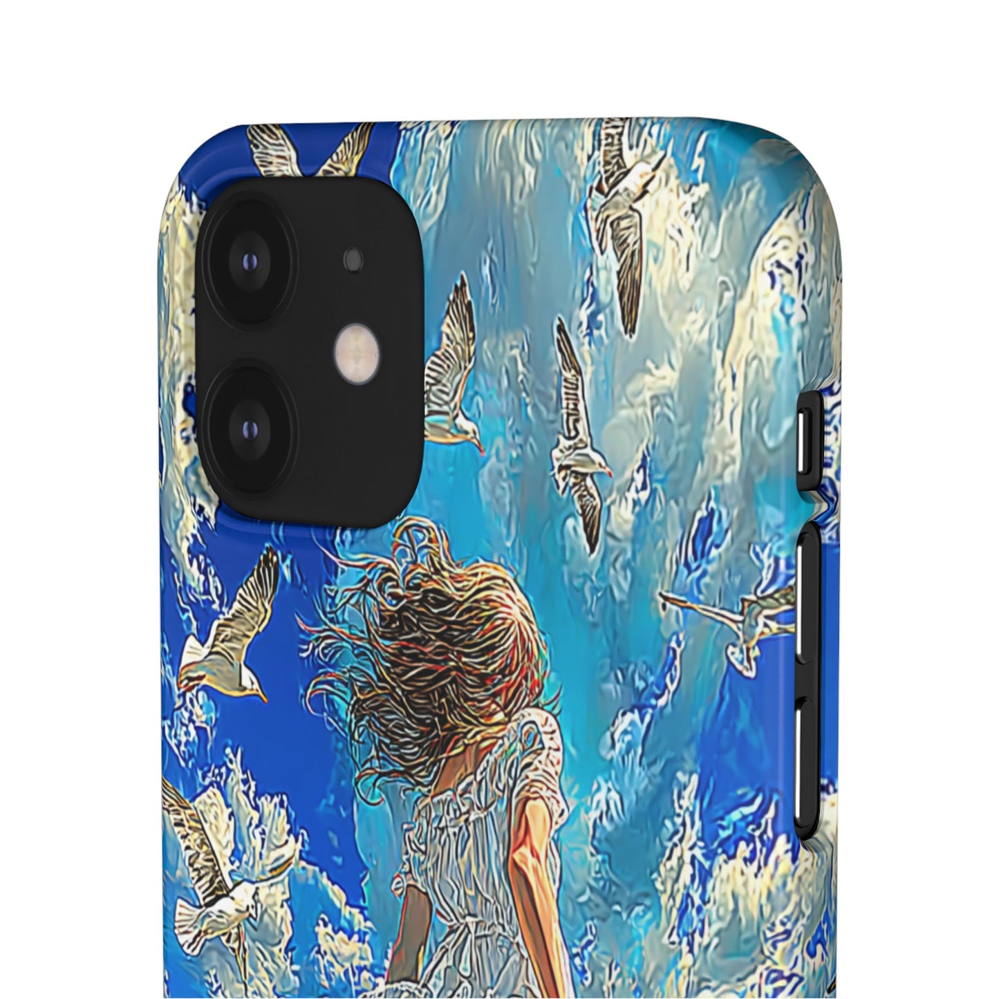 Dreamy Seaside Snap Case, Ocean Waves Phone Cover, Summer Vibe Gift, Cute Aesthetic Accessory, Beach Lover Case
