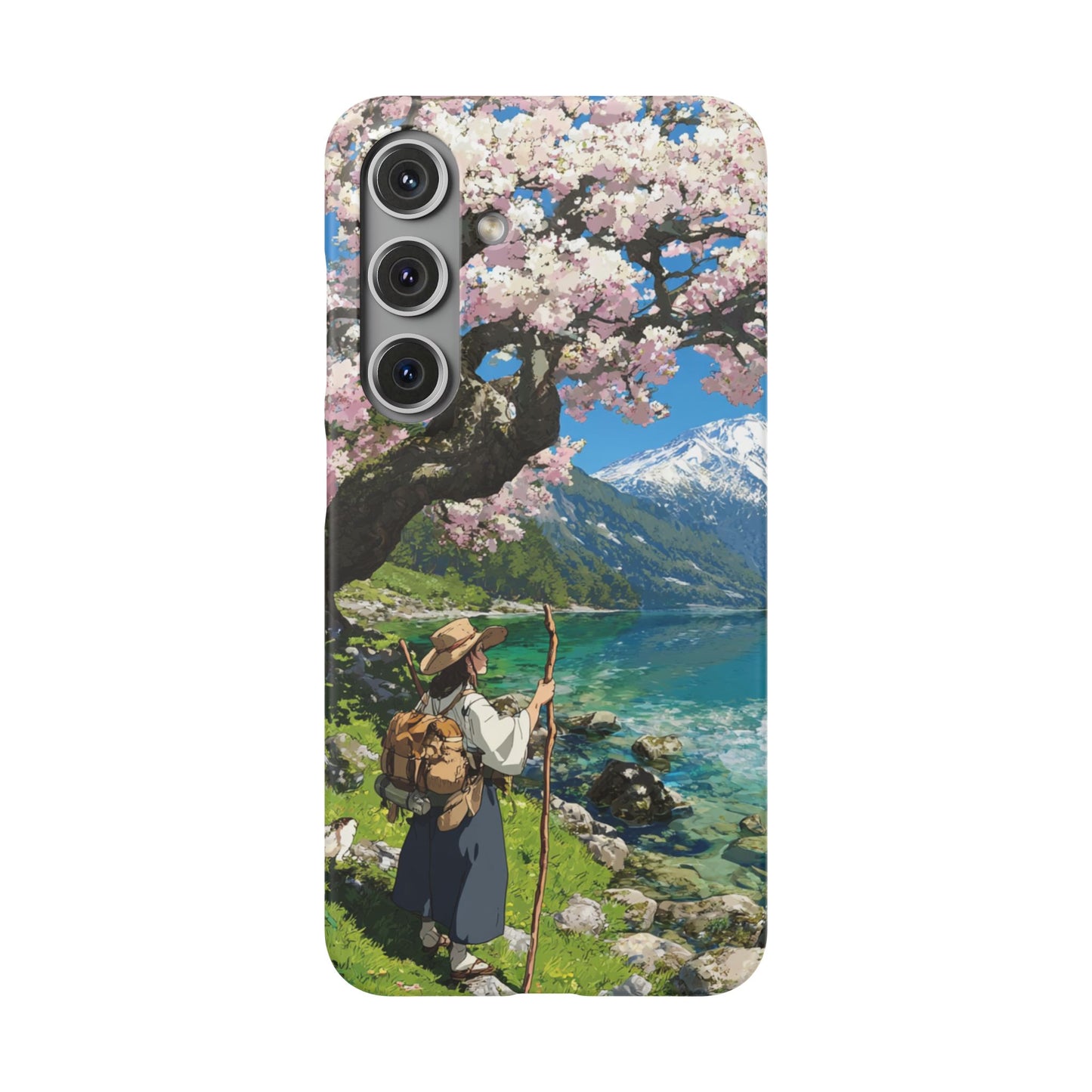 Nature-Inspired Snap Cases for Phone Protection, Floral Phone Covers, Cherry Blossom Aesthetic, Gifts for Nature Lovers, Spring Accessories