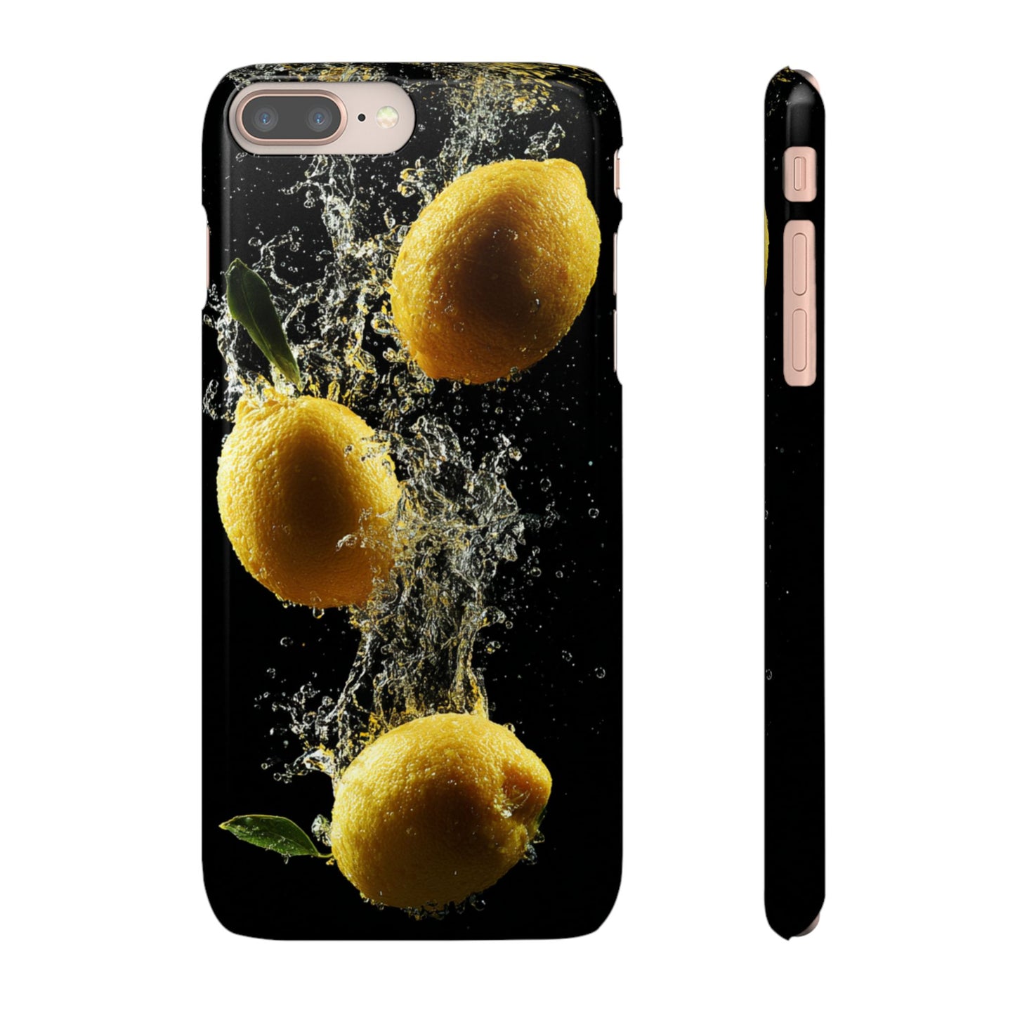 Lemon Splash Phone Case - Vibrant Snap Case, Fruit Lover Gift, Summer Vibes, Kitchen Decor, Unique Phone Accessories