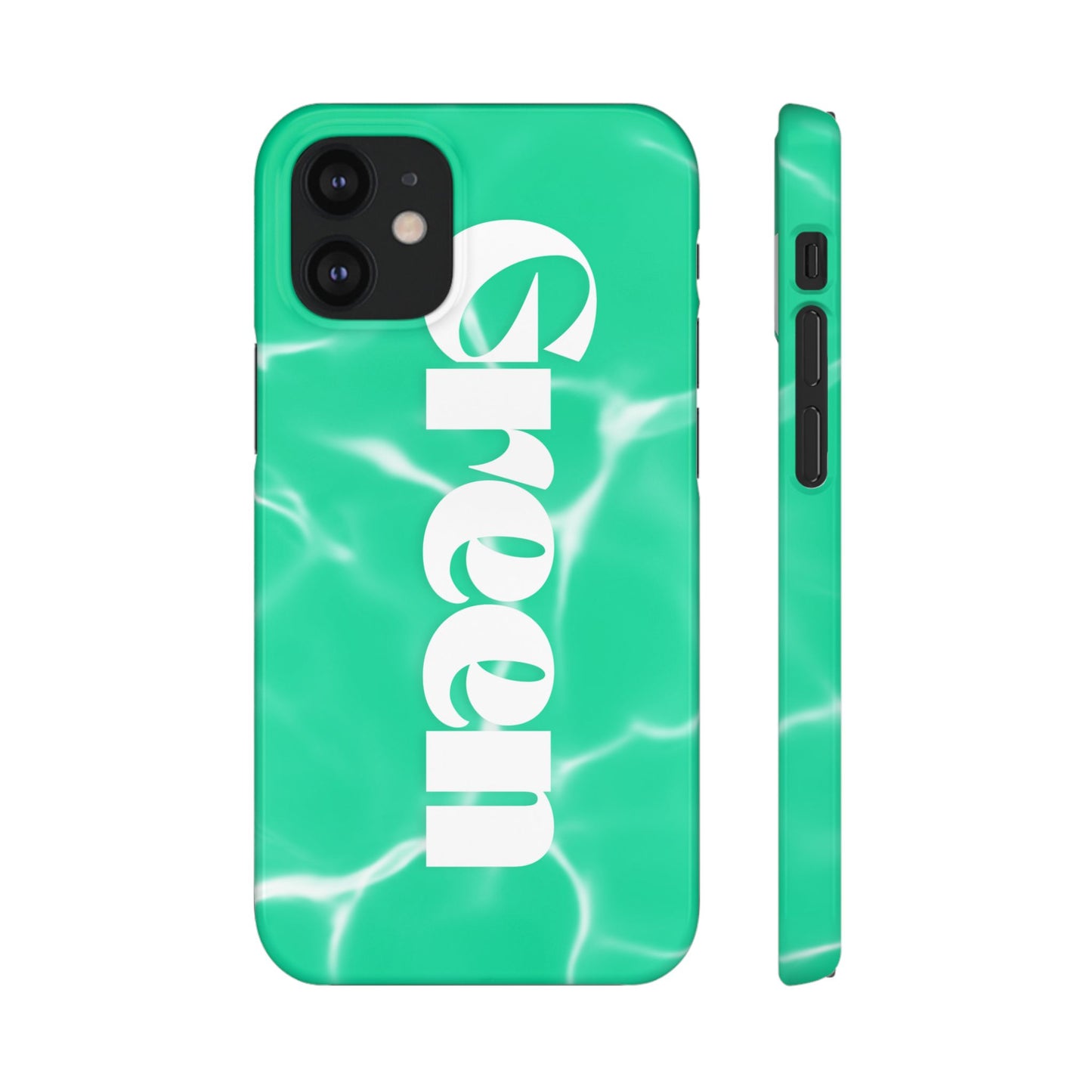 Aqua Pool Vibe Snap Case, Tropical Phone Cover, Summer Accessory, Trendy Gift for Friends, Beach Lover's Essential