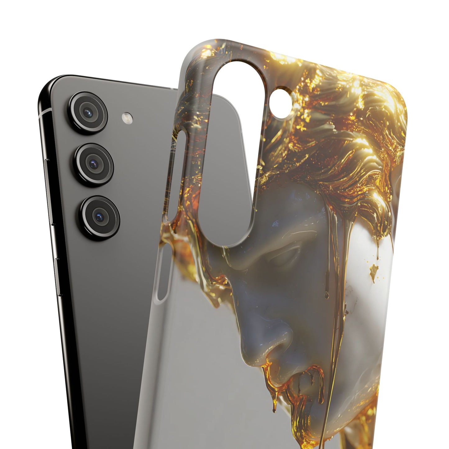Gold Goddess Art Snap Case, Artistic Phone Cover, Unique Phone Accessory, Gift for Art Lovers, Stylish Protection