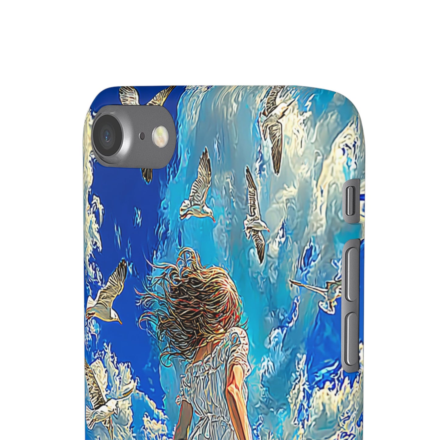 Dreamy Seaside Snap Case, Ocean Waves Phone Cover, Summer Vibe Gift, Cute Aesthetic Accessory, Beach Lover Case