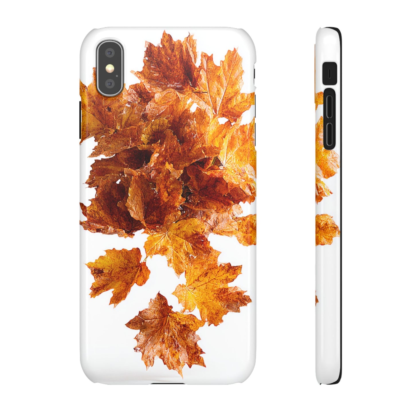 Autumn Leaf Phone Case | Fall Snap Cases, Phone Accessories, Nature Lover Gift, Seasonal Decor, Cozy Fall Vibes