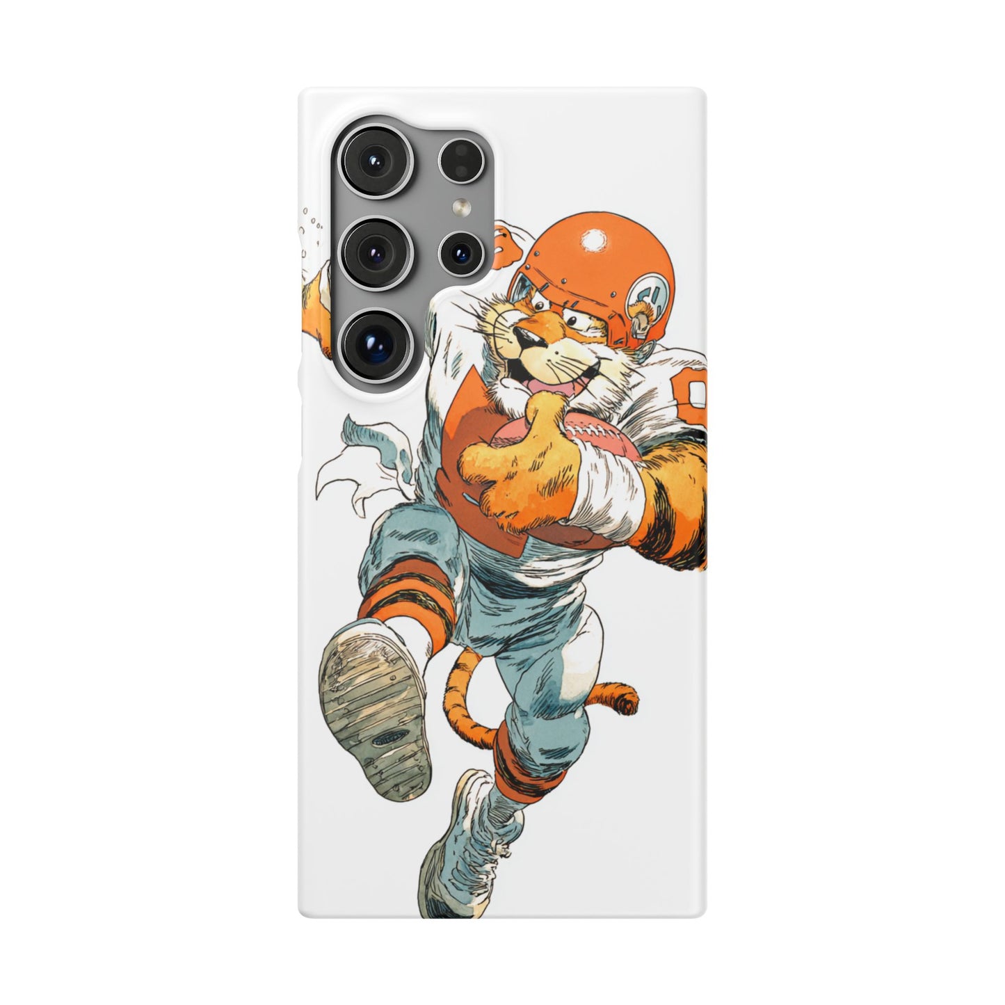 Cincinnati Bengals Snap Cases, Football Fans Phone Case, Tiger Cartoon Art Design, Football Lover Gift, Protective Phone Cover